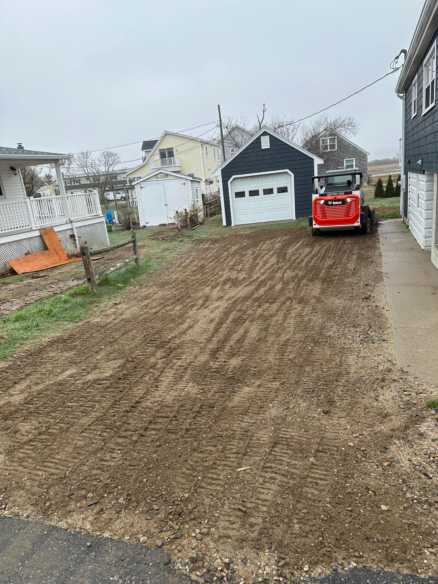 Exacavating for Pine Stream Property Management in Waterboro, ME