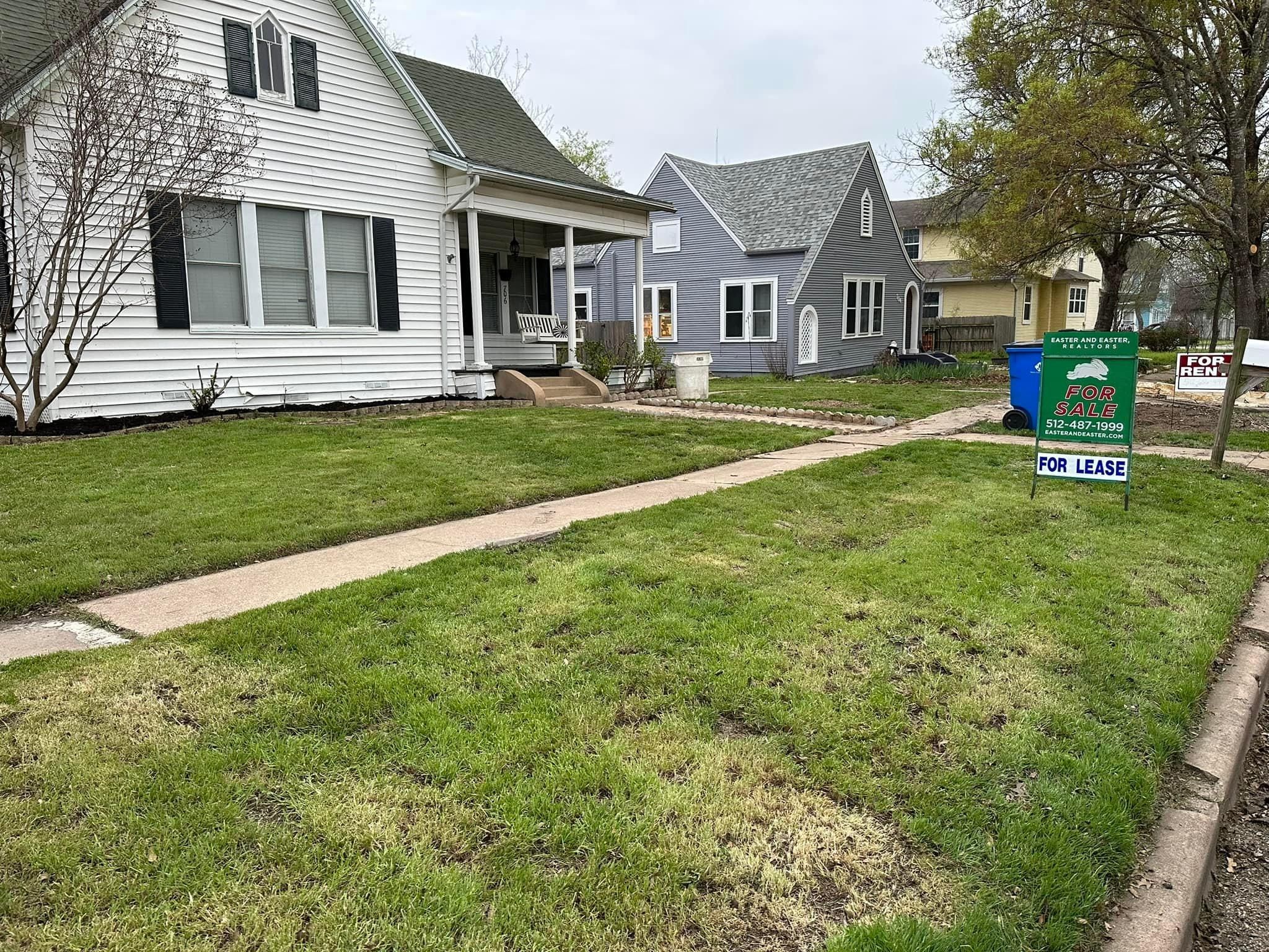 Mowing for Allen Lawn Care in Taylor, Texas