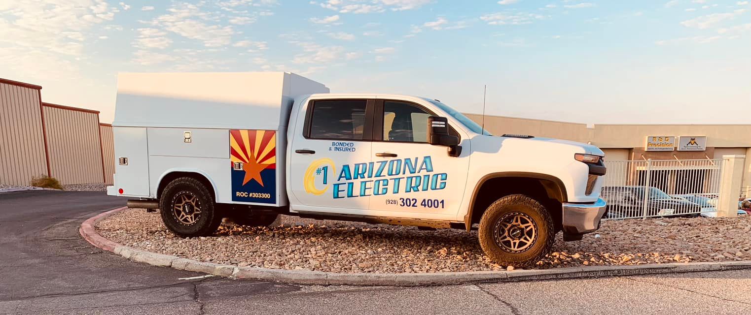 On the job site for #1 Arizona Electric LLC in Lake Havasu City, AZ