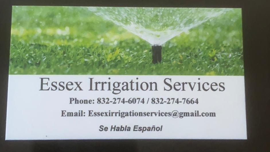 Irrigation Installments for Essex Irrigation Services LLC in New Caney, TX