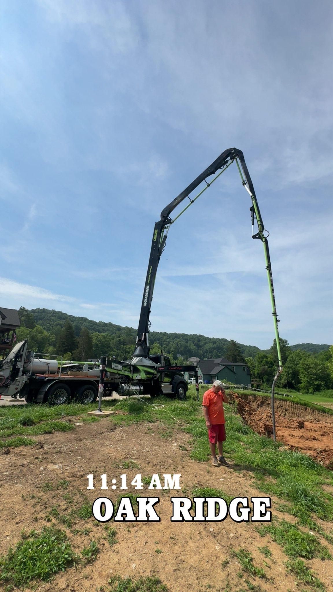  for Williams Concrete Pumping in Knoxville, Tennessee