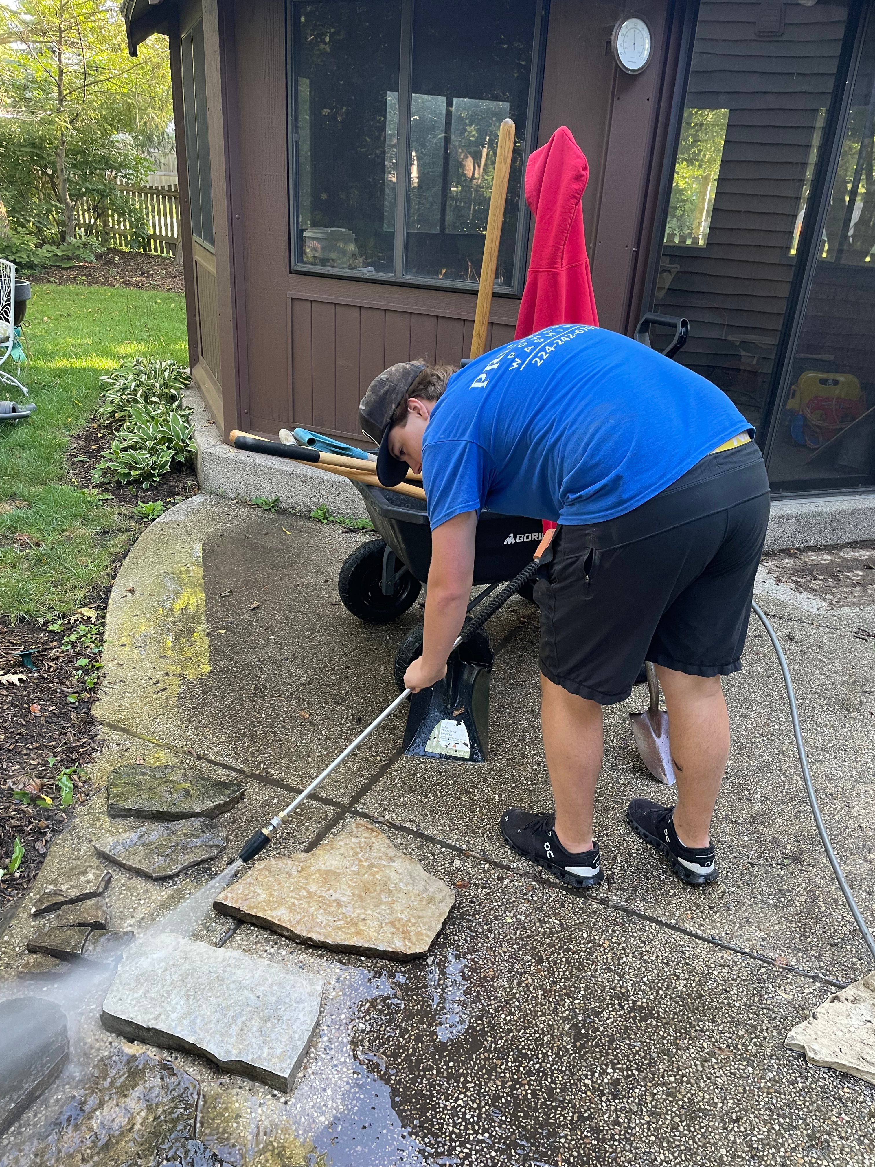 Pressure Washing for Premier Partners, LLC. in Volo, IL