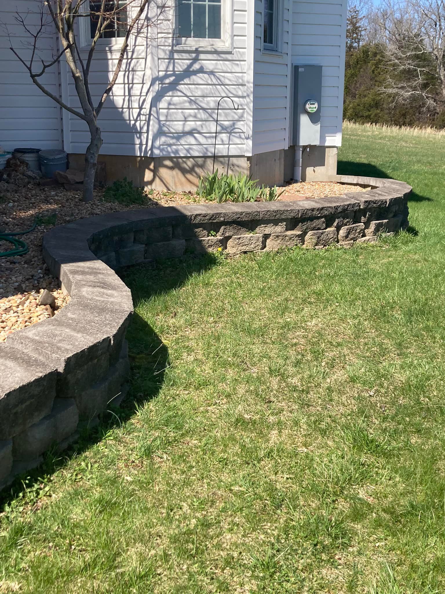 Hardscaping for G&K Landscaping in Hillsboro, MO