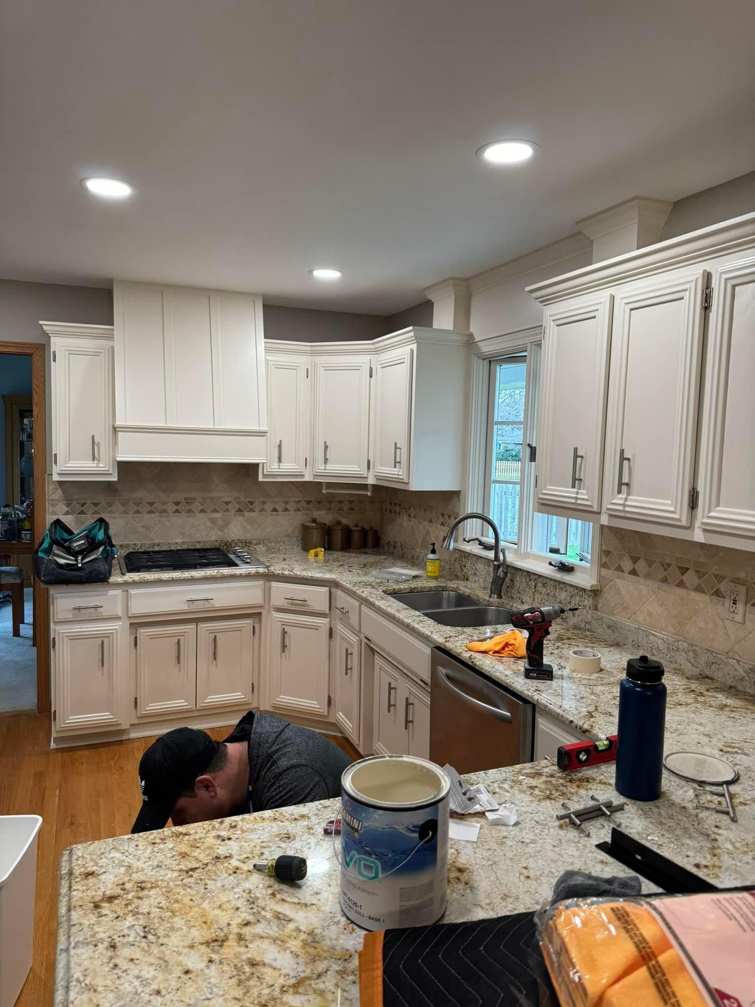 Cabinet Painting for TL Painting in Joliet, IL