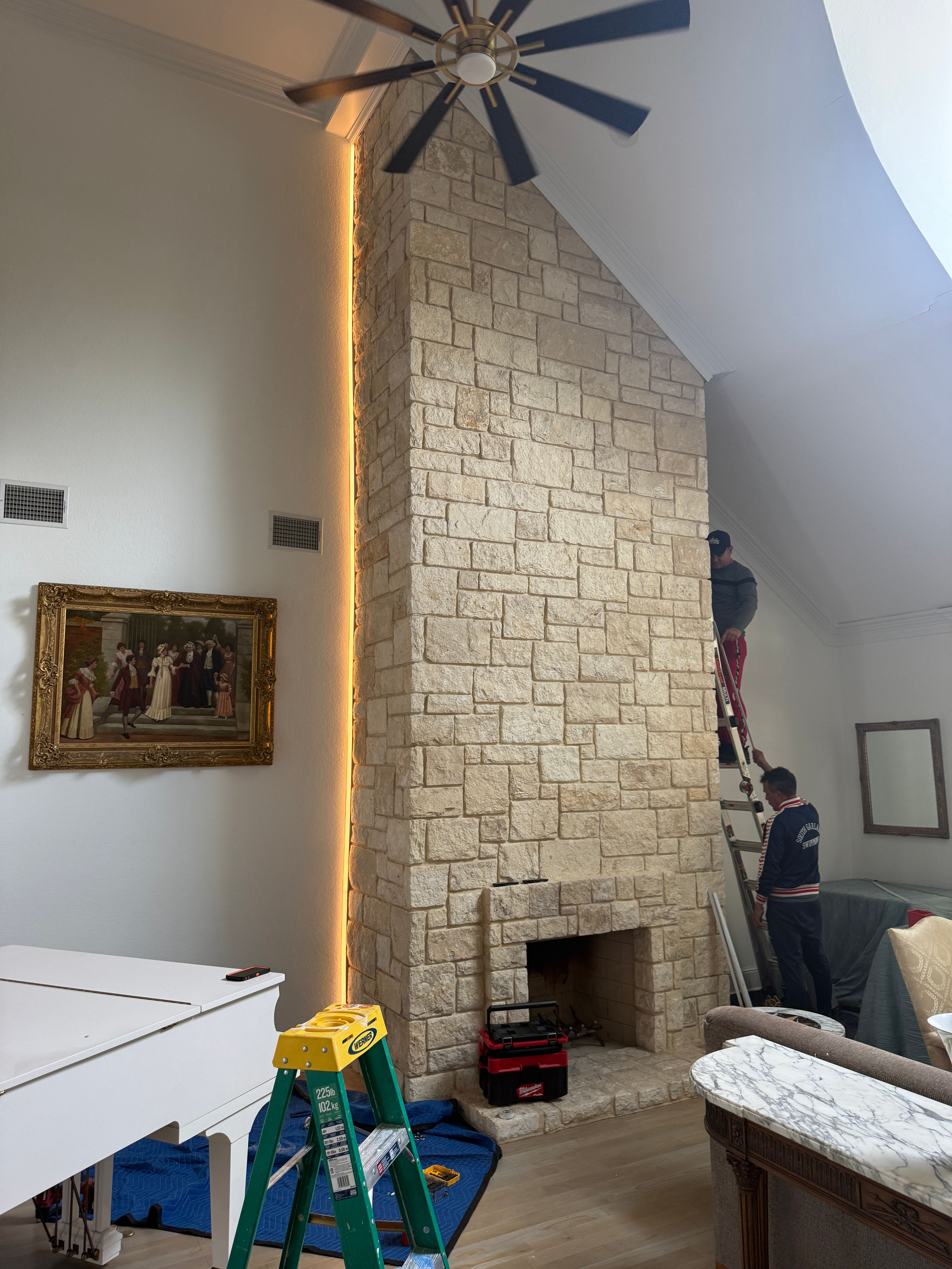 Indoor LED Strip Lighting for Light It Up AV and Turf in Keller, TX