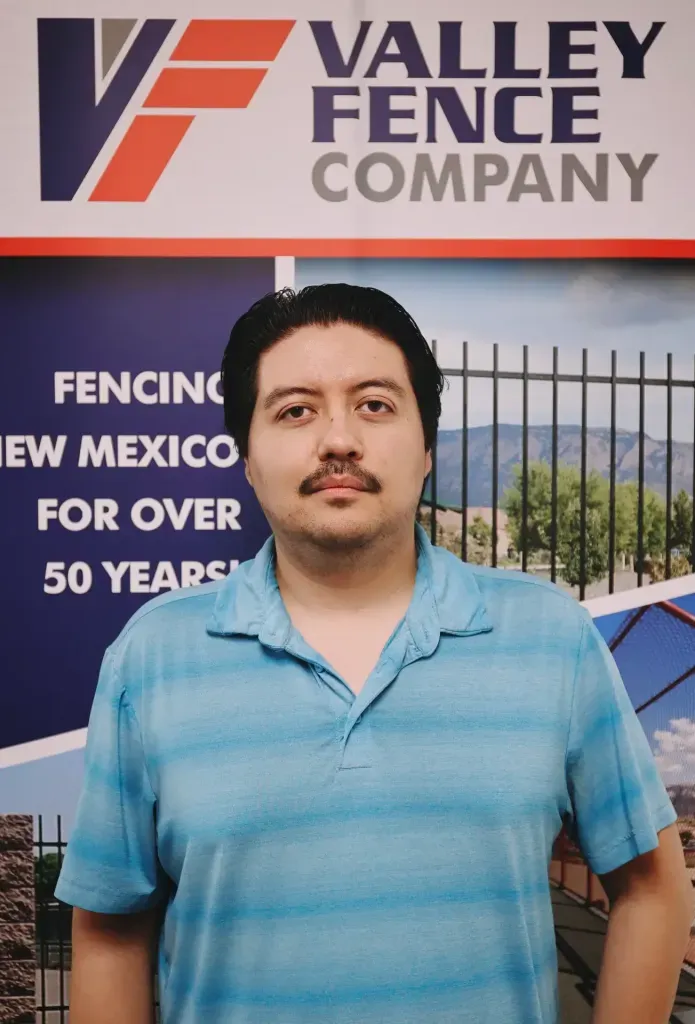 Irving Rodriguez at Valley Fence Company in Rio Rancho, NM