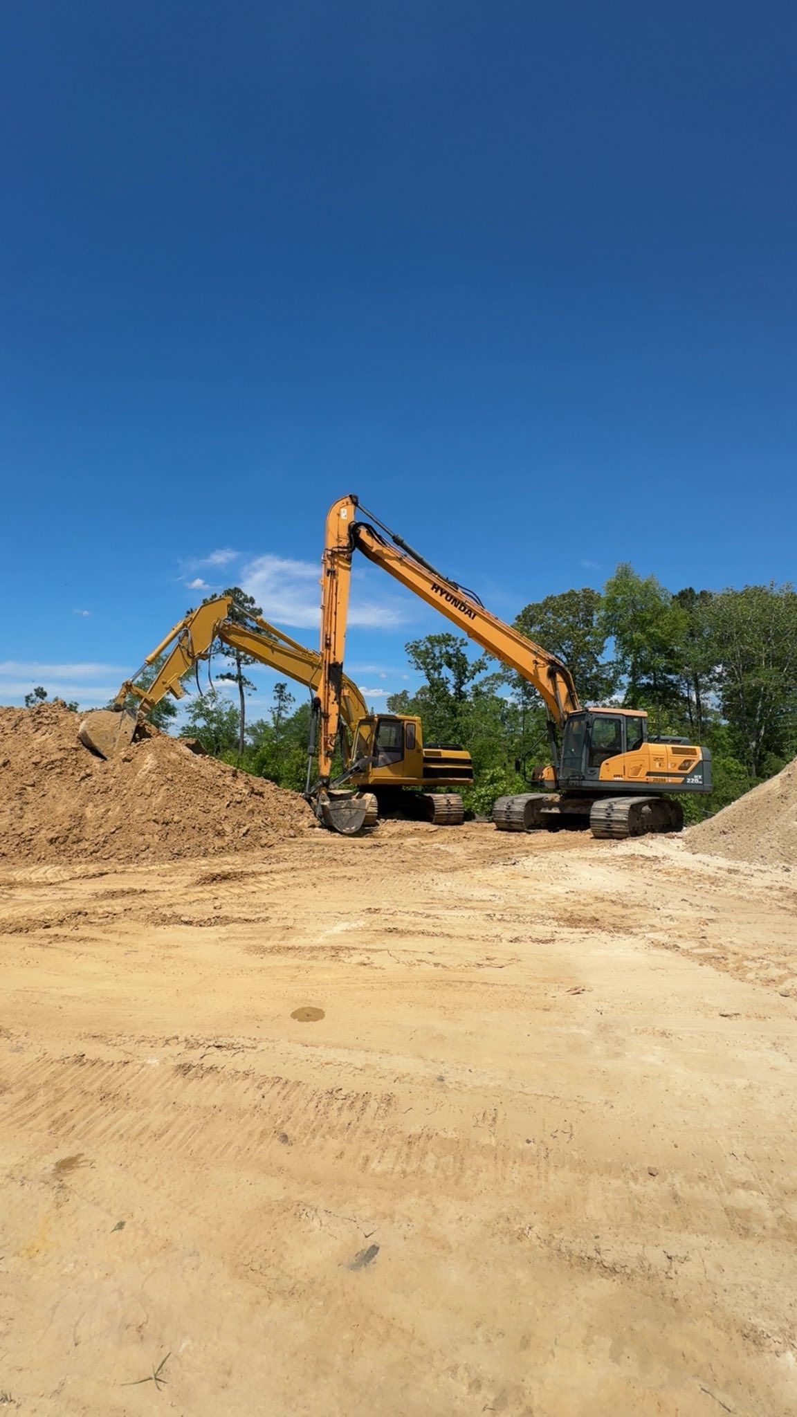 Excavating for Beards Creek Construction in Grantsboro, NC