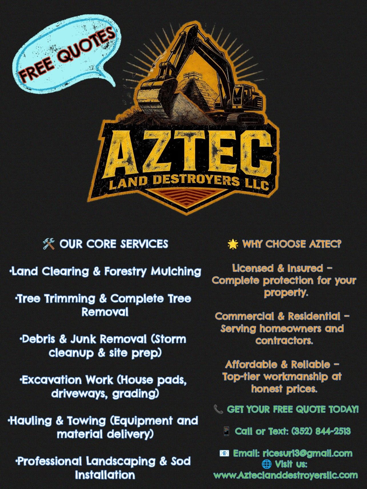All Photos for Aztec Land Destroyers LLC in Ocala, FL