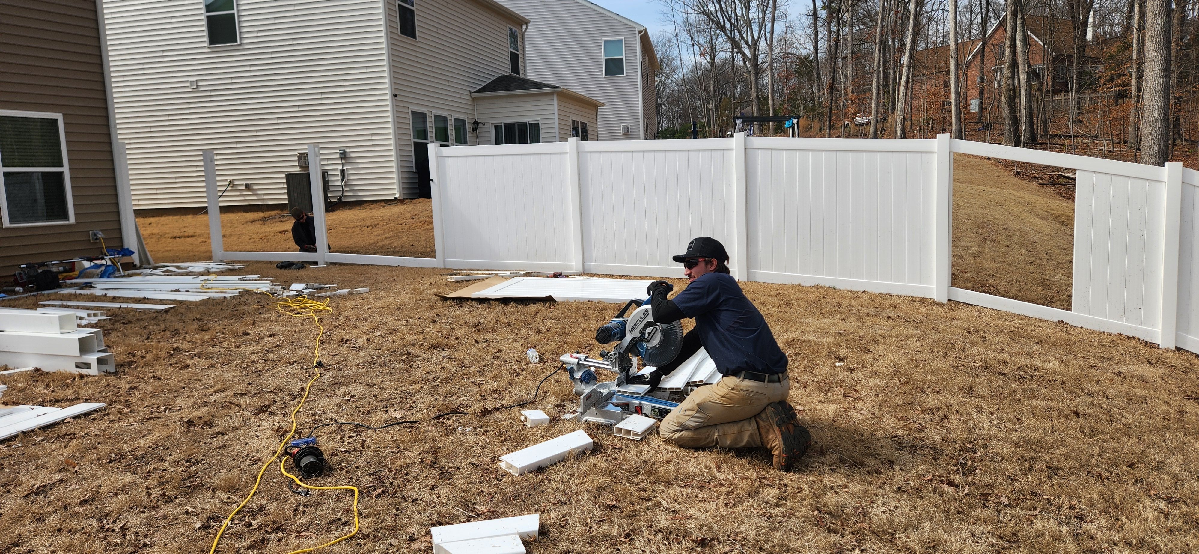 Vinyl Privacy Fence - Charlotte, NC for Fence My Lawn in Charlotte, NC