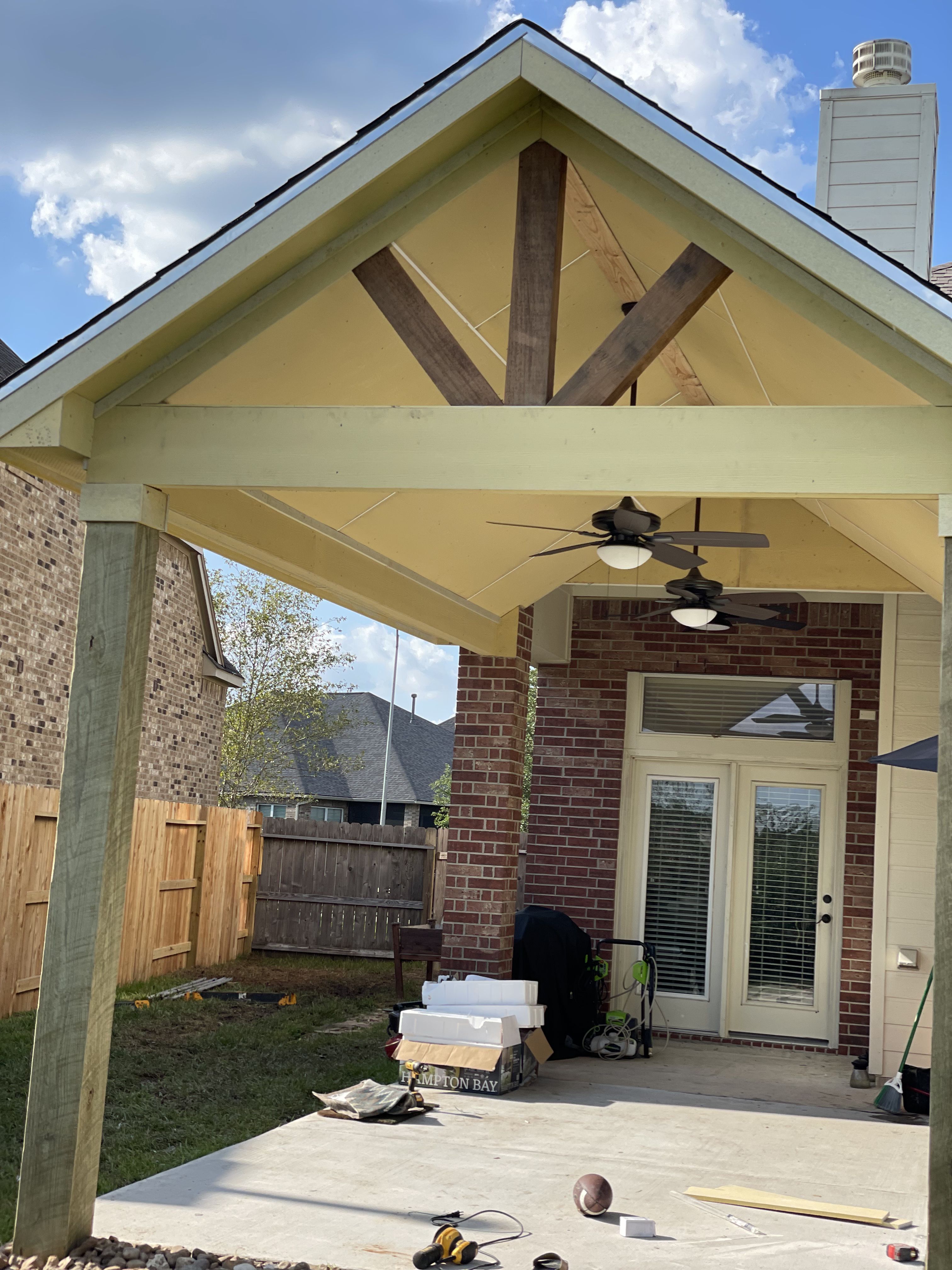 Outdoor Features for Atlas Land Design in Creekside Park, TX