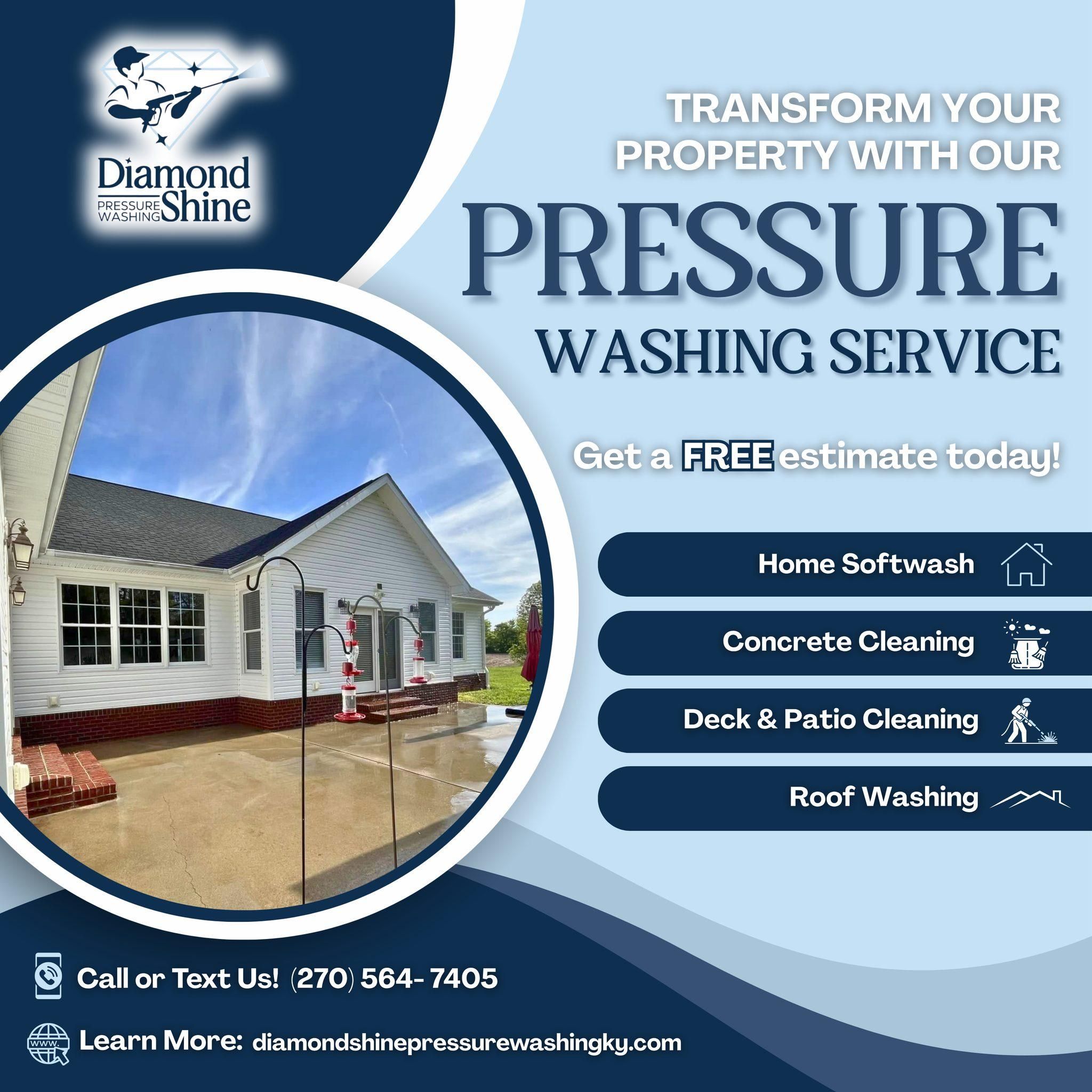  for Diamond Shine Pressure Washing in Paducah, KY