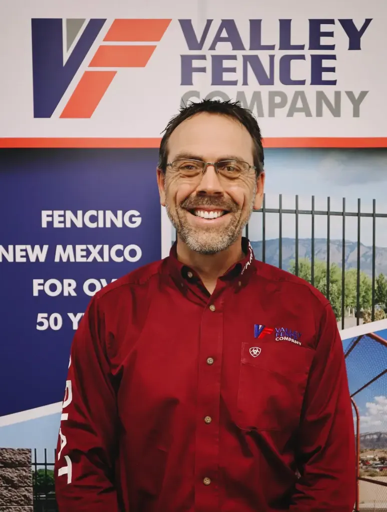 Jim Wilson at Valley Fence Company in Rio Rancho, NM