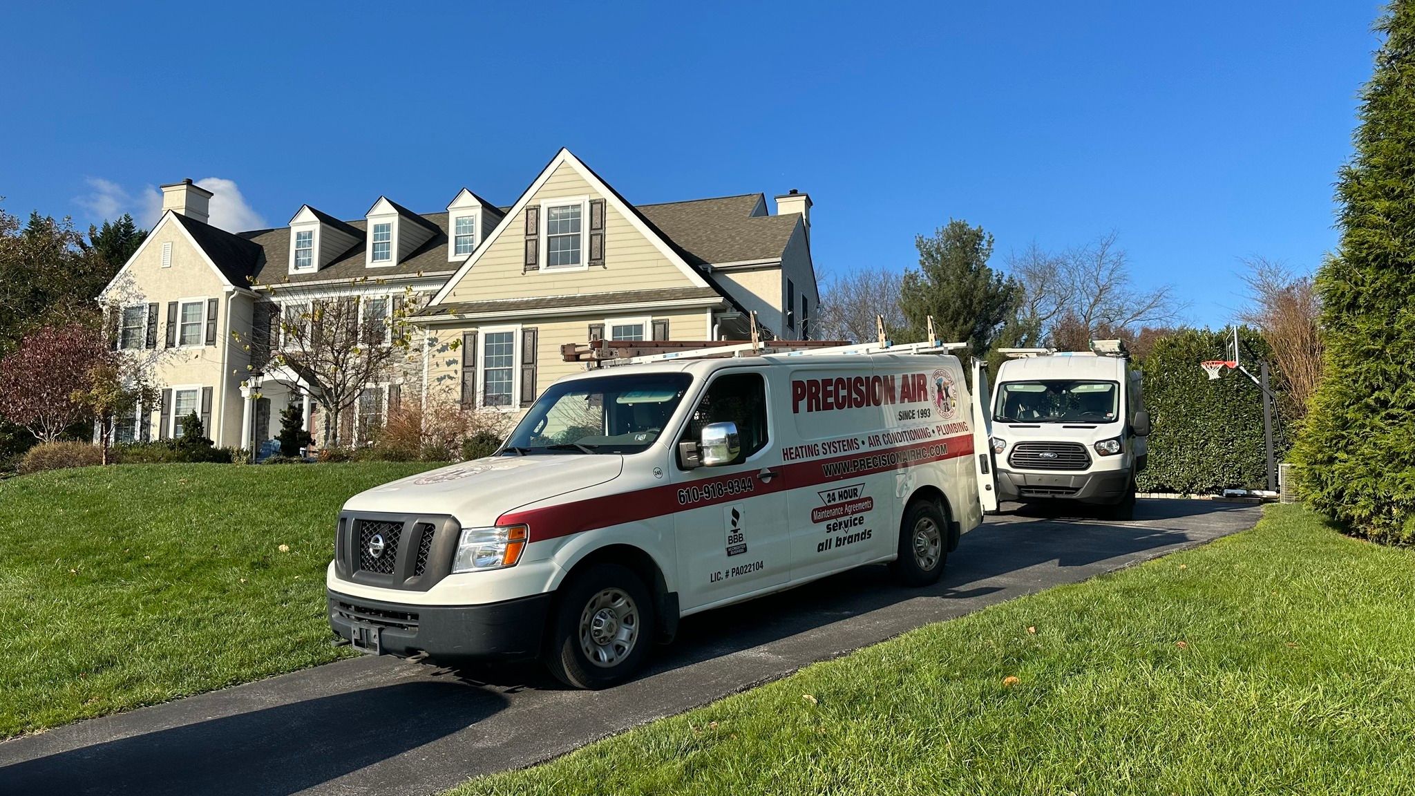 Our Fleet for Precision Air Heating Cooling in West Chester, PA