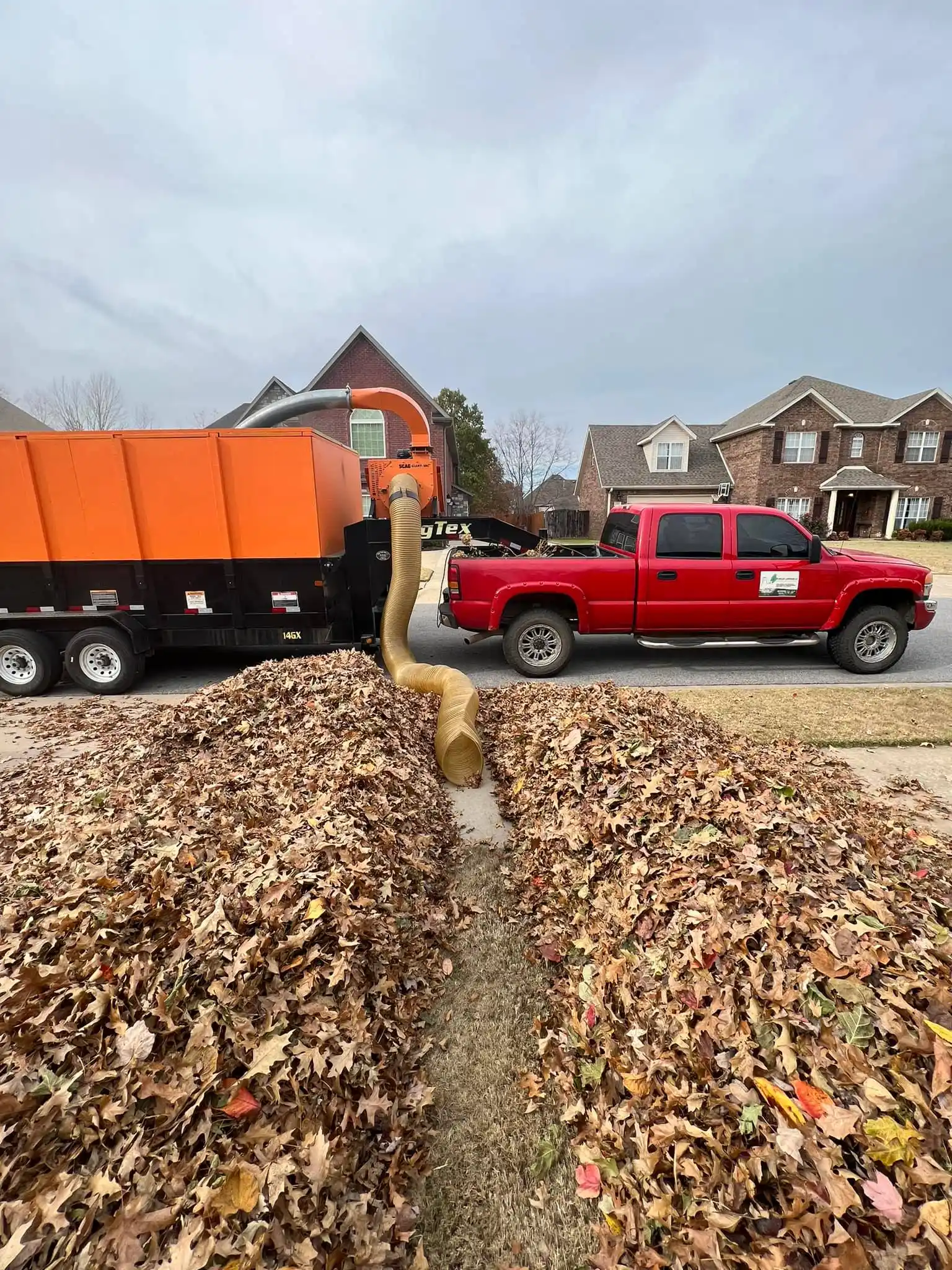 Fall Leaf Cleanup & Removal for Pureleaf Lawncare LLC in Lowell, AR