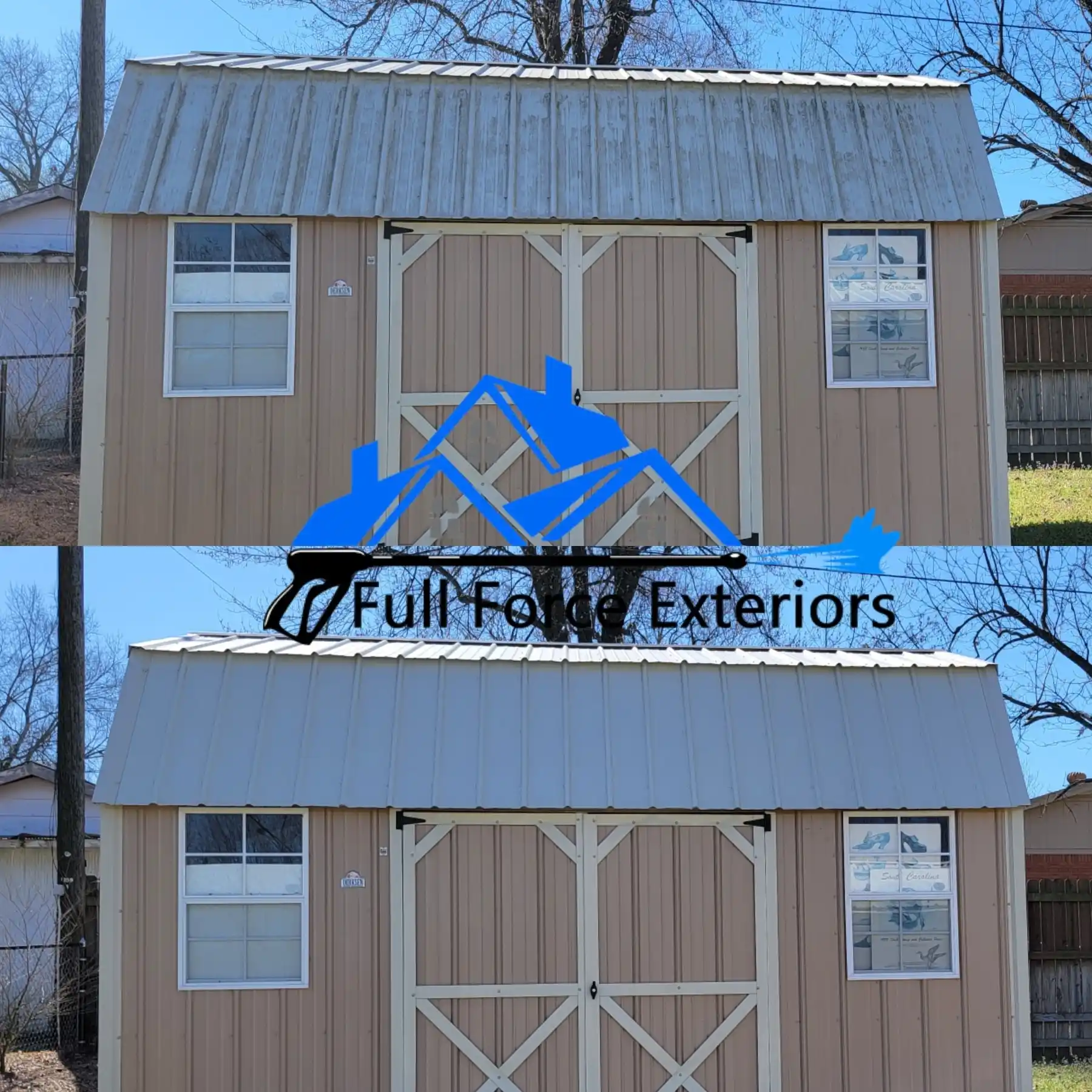 Home Softwash for Full Force Exteriors in Russellville, AR