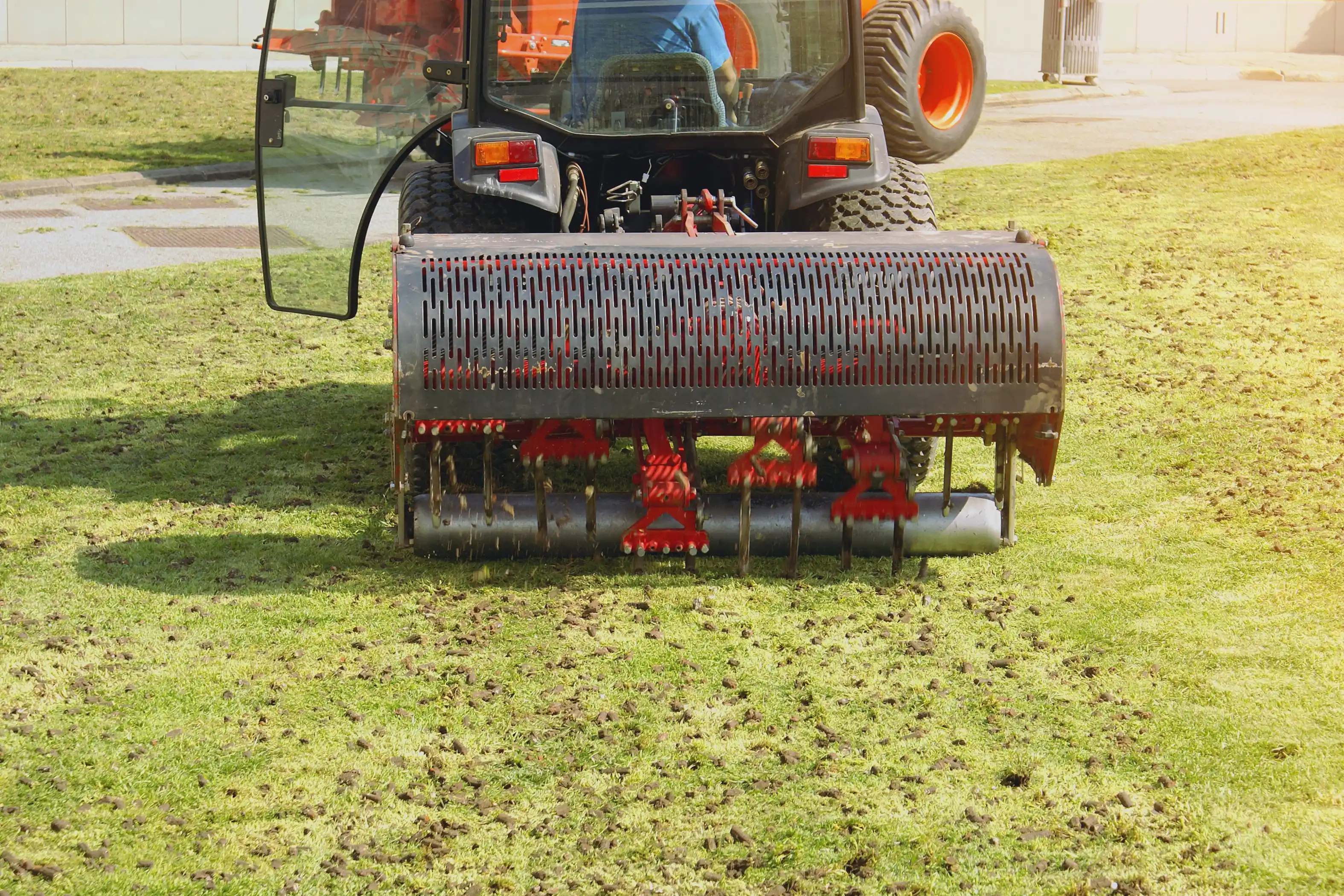 Lawn Aeration for Voyager Automated Solutions in Lebanon, OH
