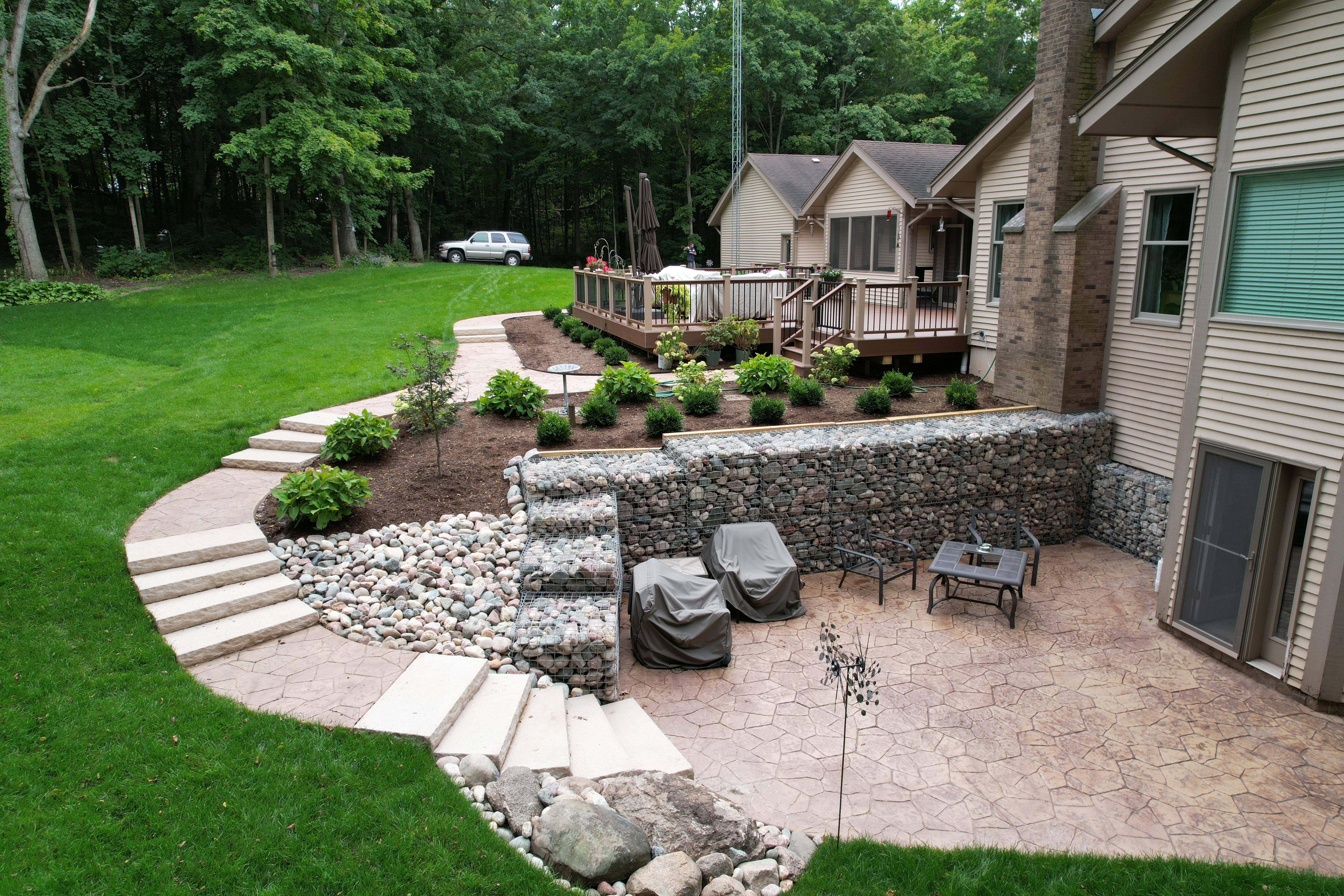 Before and After for Daybreaker Landscapes in McHenry County, Illinois