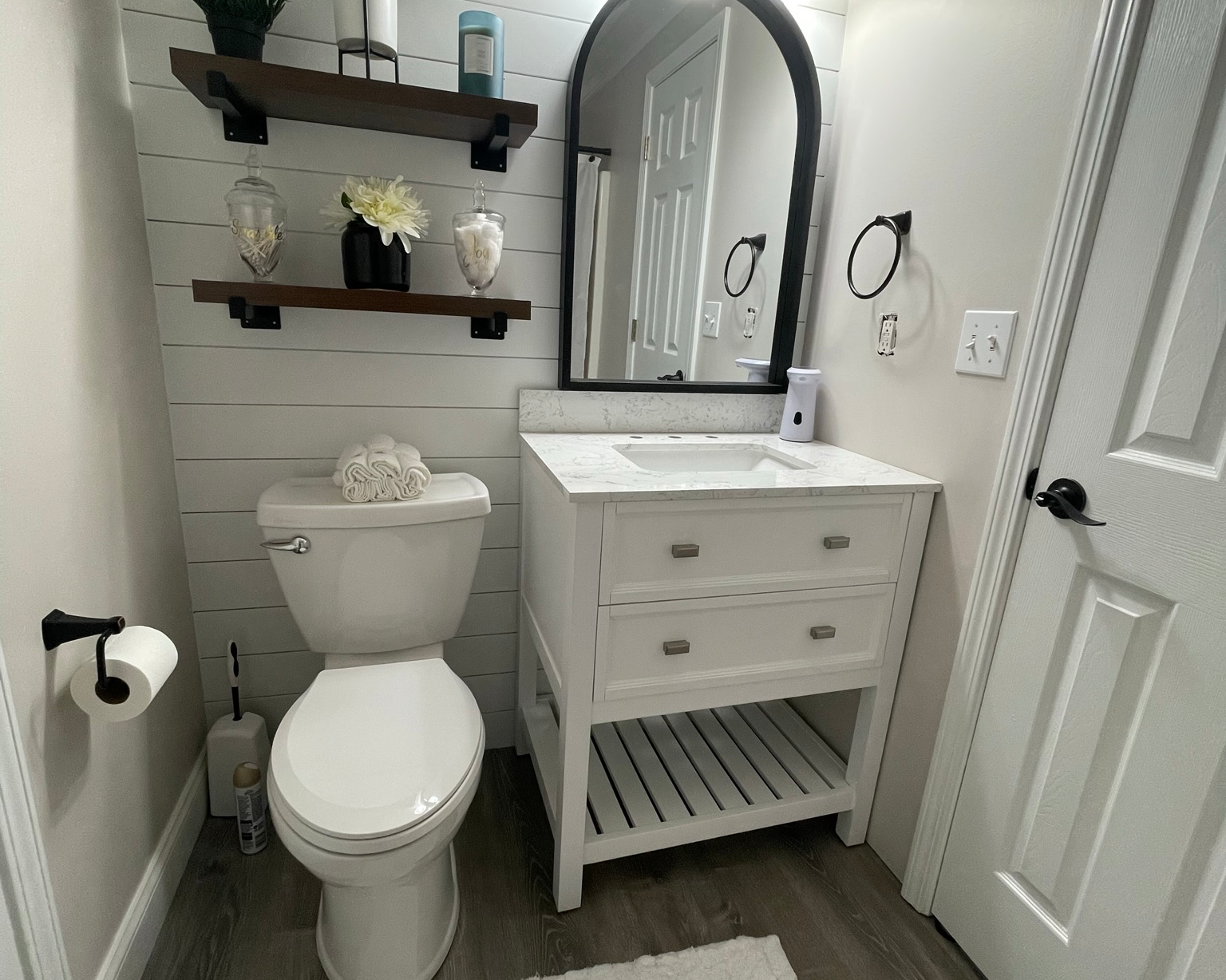 Shiplap Installation  for Euro Pro Painting Company in Lawerenceville, GA