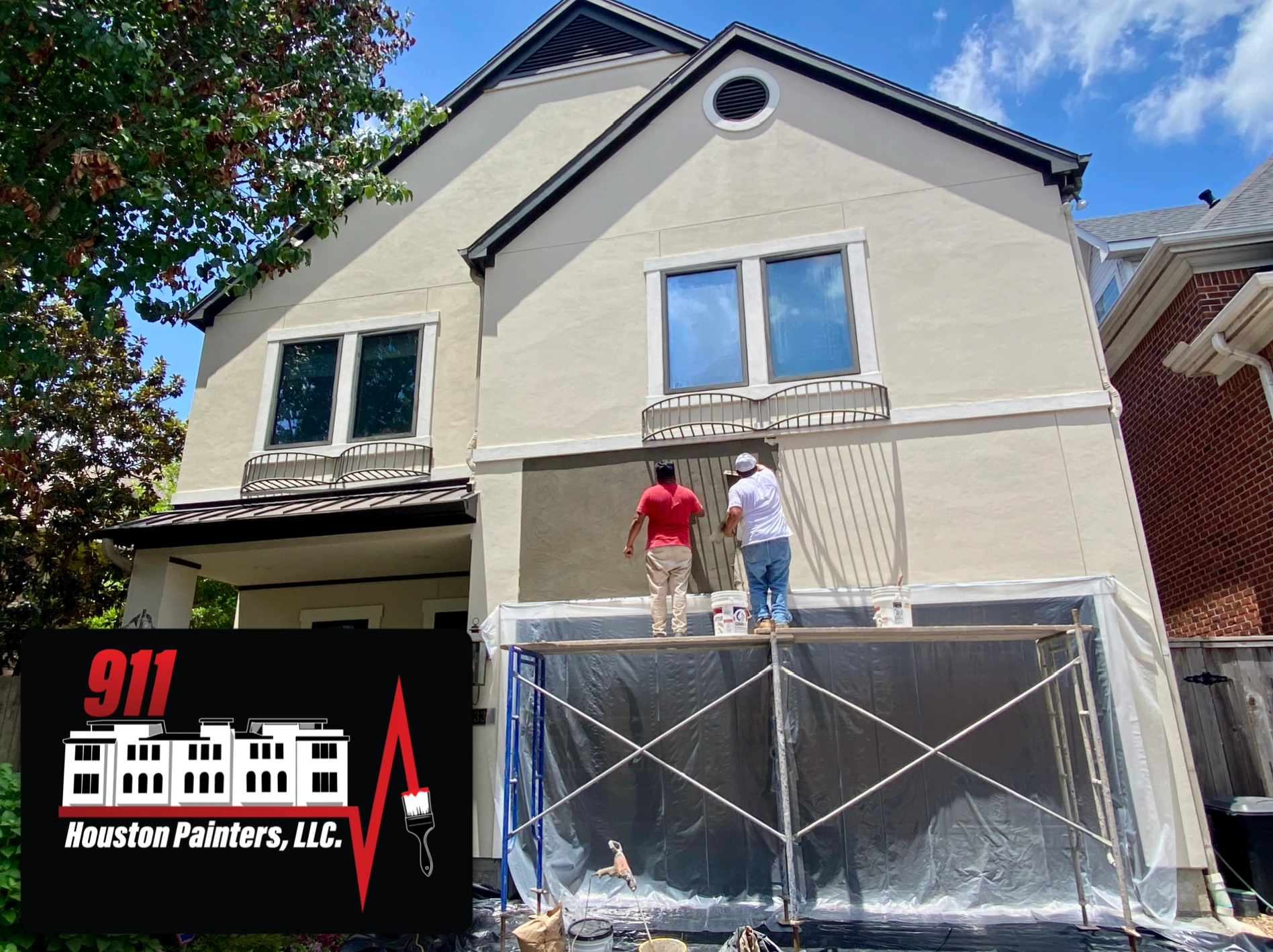 Stucco Repair for 911 Houston Painters, LLC in Houston, TX