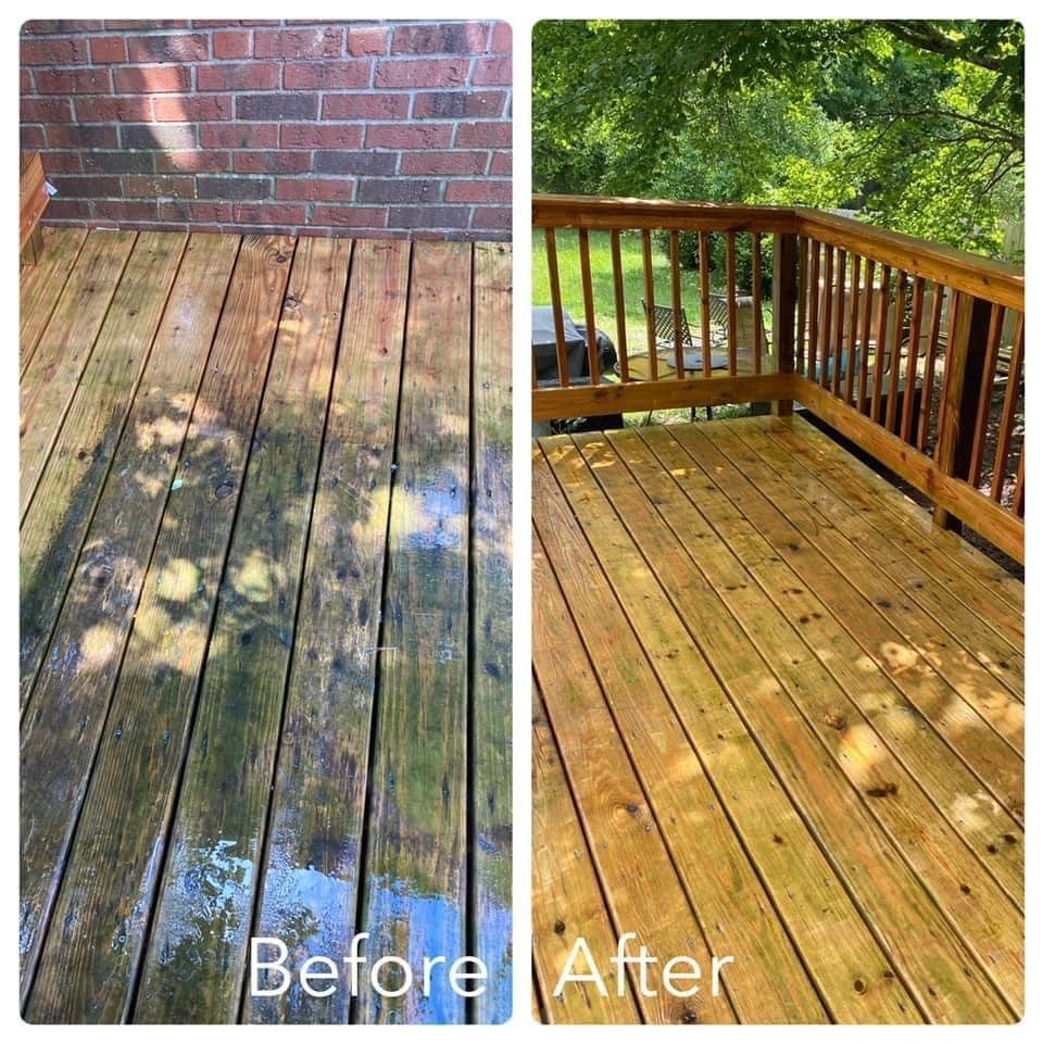 Deck Restoration for Award Painting in Fayetteville, NC