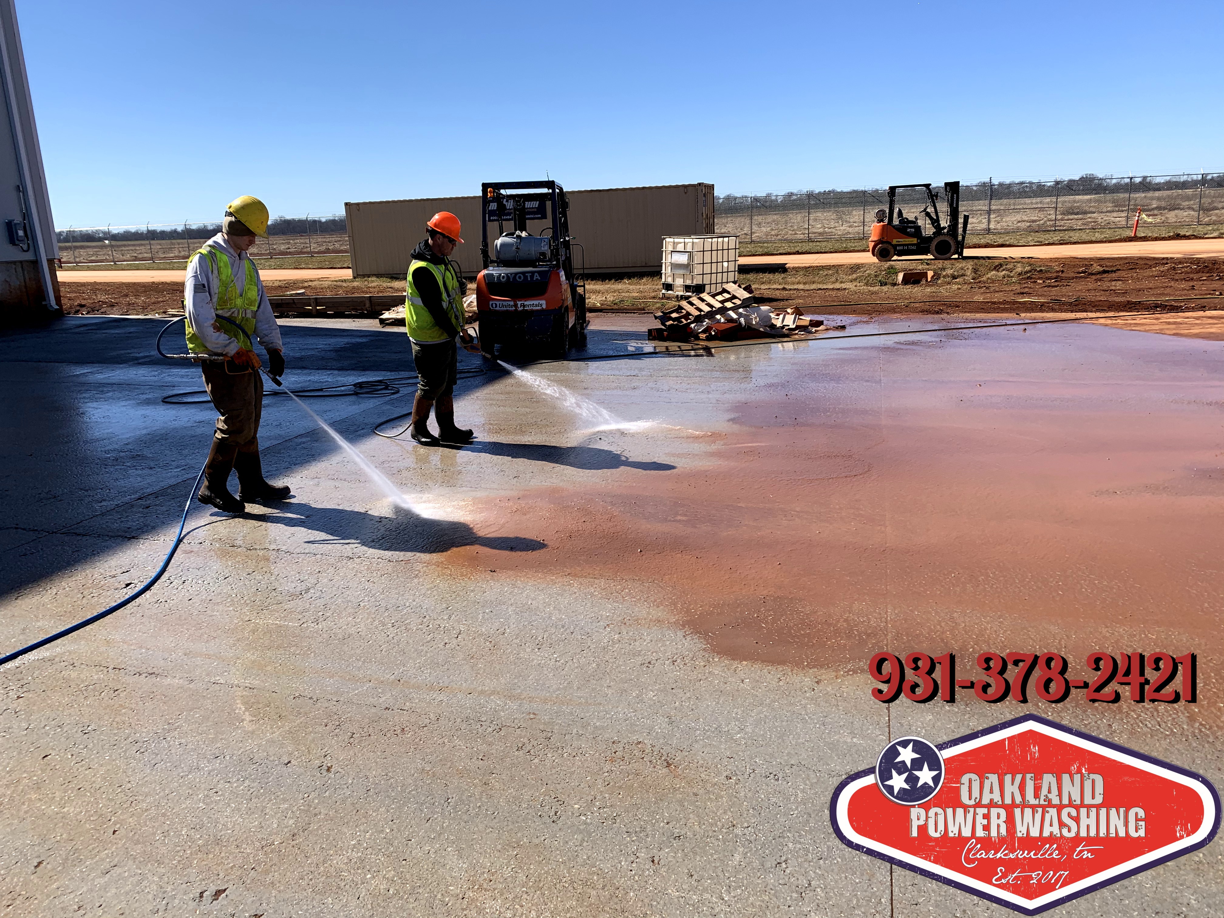 Post Construction Clean-up for Oakland Power Washing in Clarksville, TN