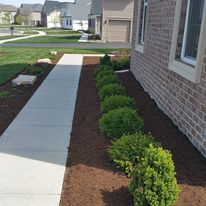 Mulch Installation for Daybreaker Landscapes in McHenry County, Illinois