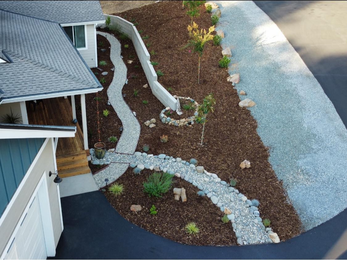 Full landscape installation  for Diamond Landscape/Hardscape in Diamond Springs, CA