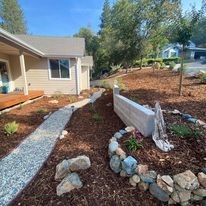 Full landscape installation  for Diamond Landscape/Hardscape in Diamond Springs, CA