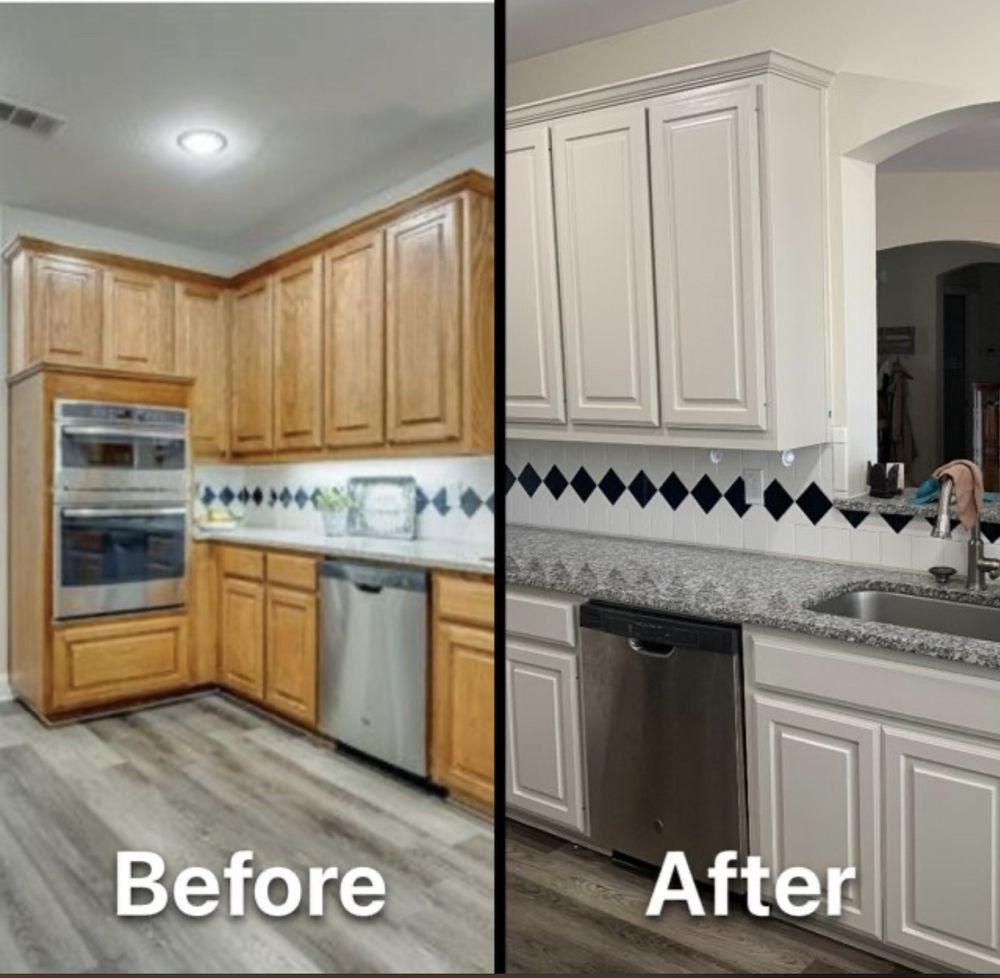 Kitchen and Cabinet Refinishing for  Alpha Bravo Painting LLC in Fort Worth, TX
