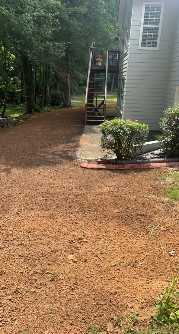 Sod preparation and installation for Adams Landscape Management Group LLC. in Loganville, GA