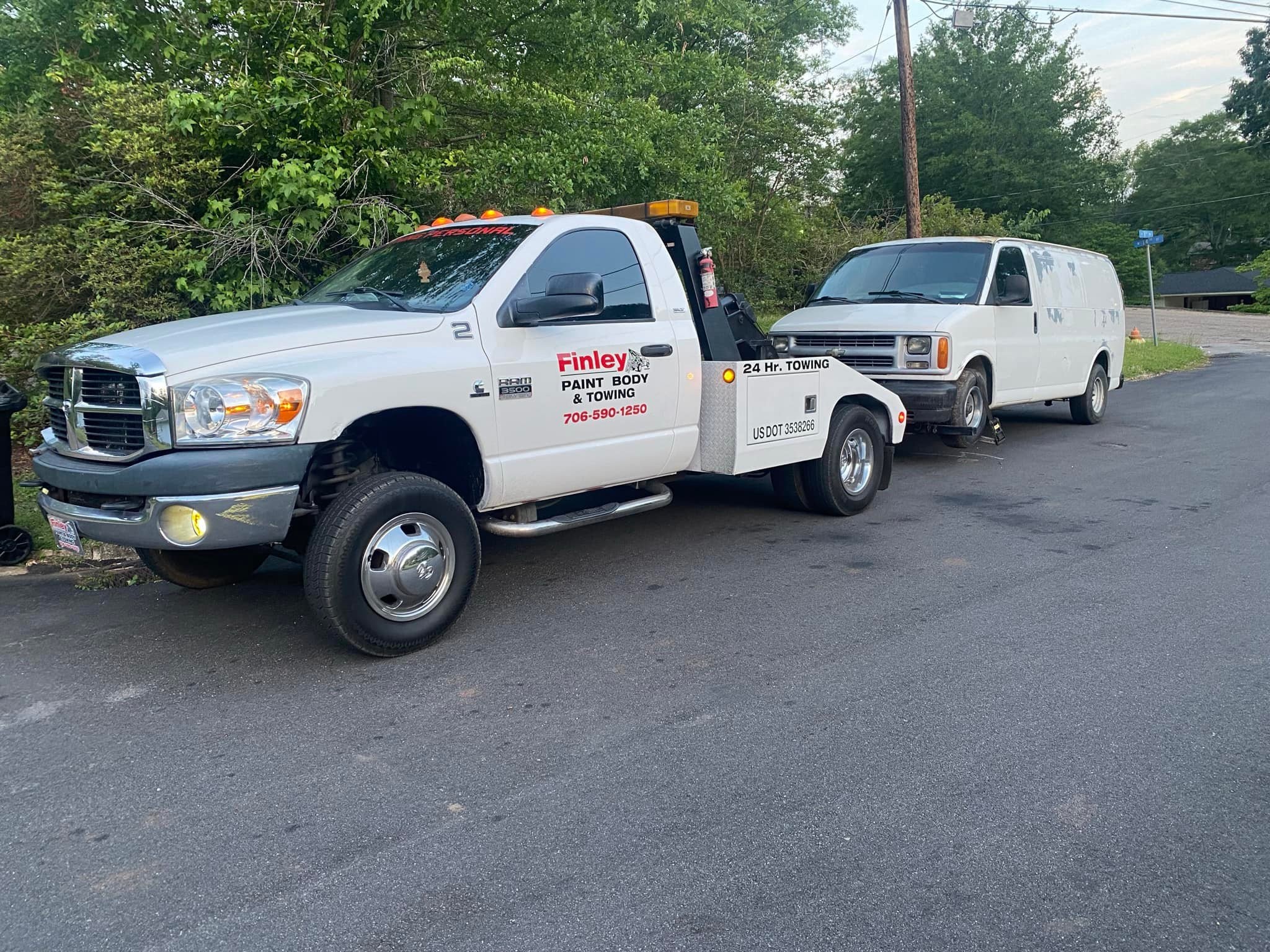 Finley Paint Body and Towing team in Lanett, AL - people or person