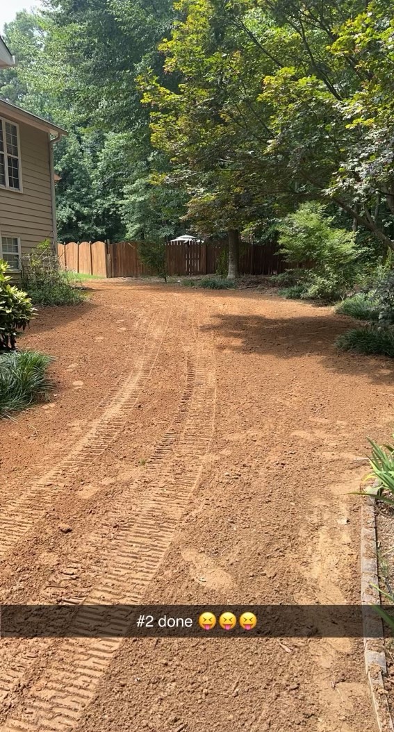 Sod preparation and installation for Adams Landscape Management Group LLC. in Loganville, GA