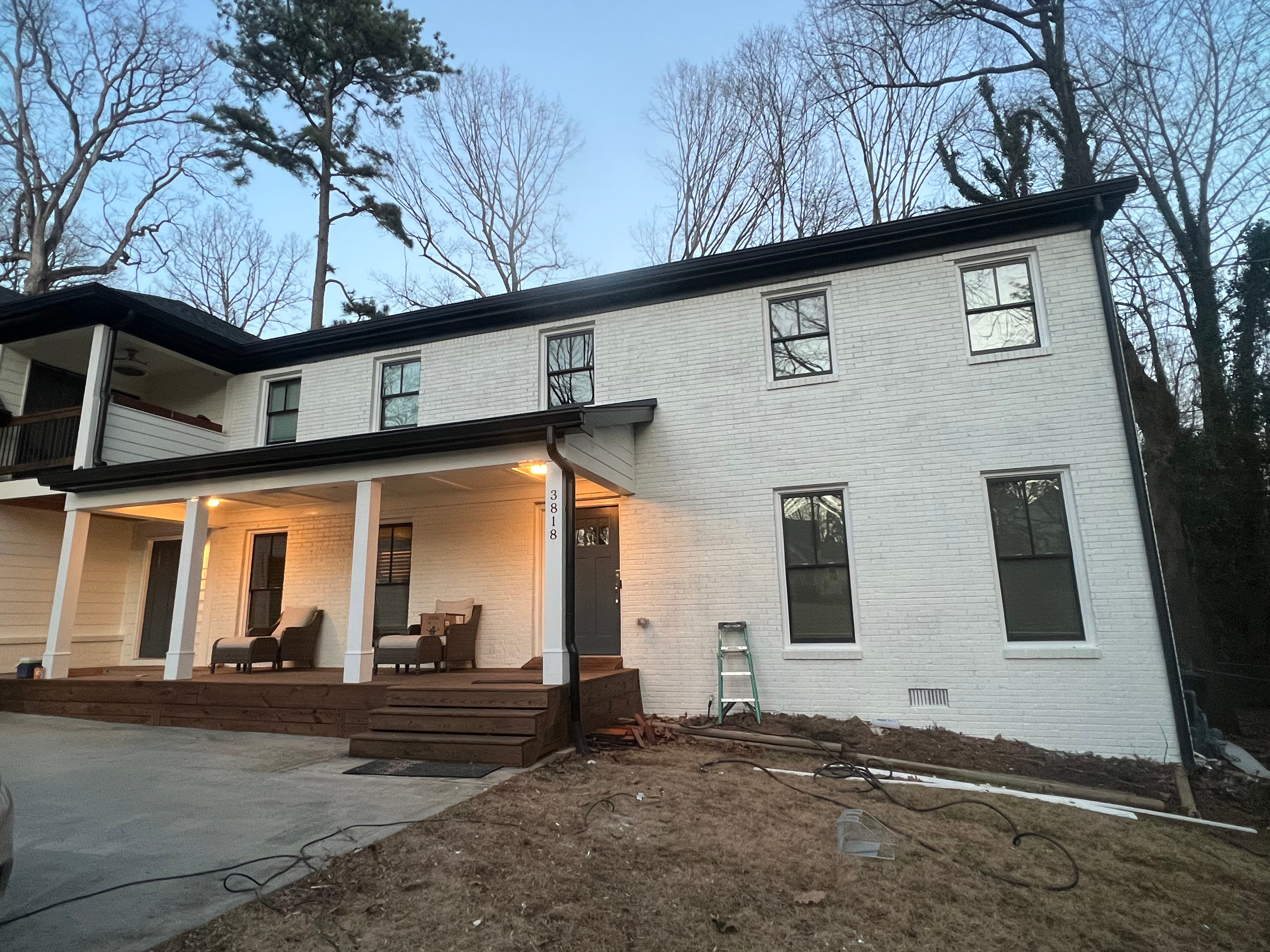 Full paint on brick  for MCR painting and remodeling LLC in Tucker, GA