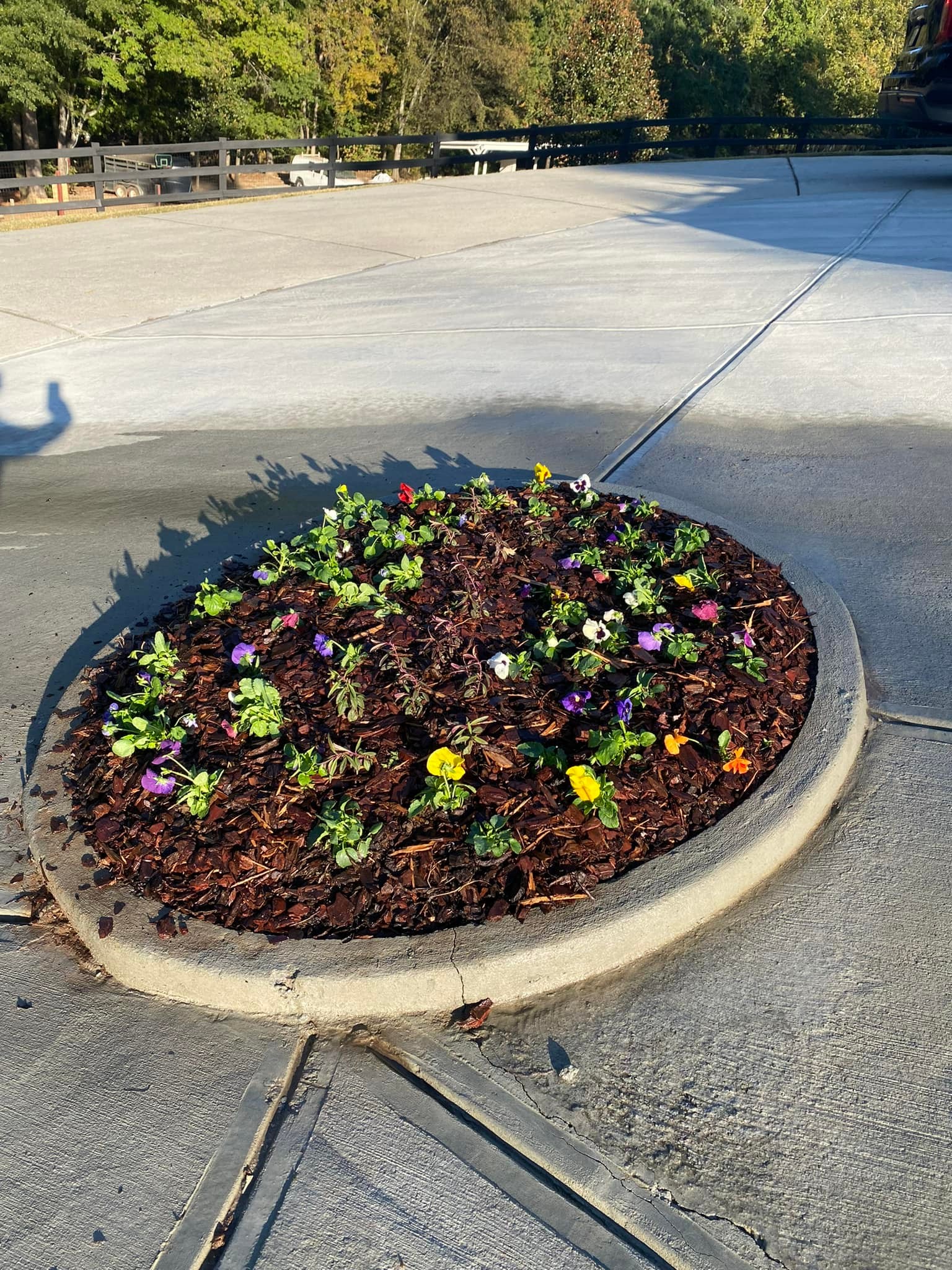 Mulch Installation for Two Brothers Landscaping in Atlanta, Georgia