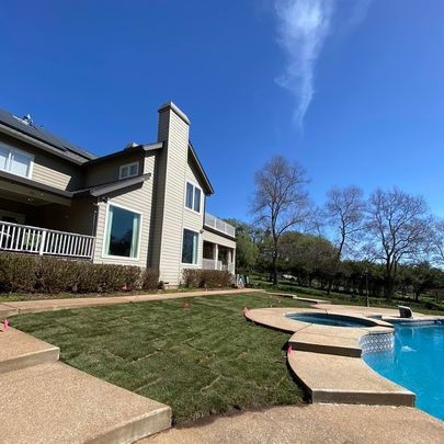 Full landscape installation  for Diamond Landscape/Hardscape in Diamond Springs, CA