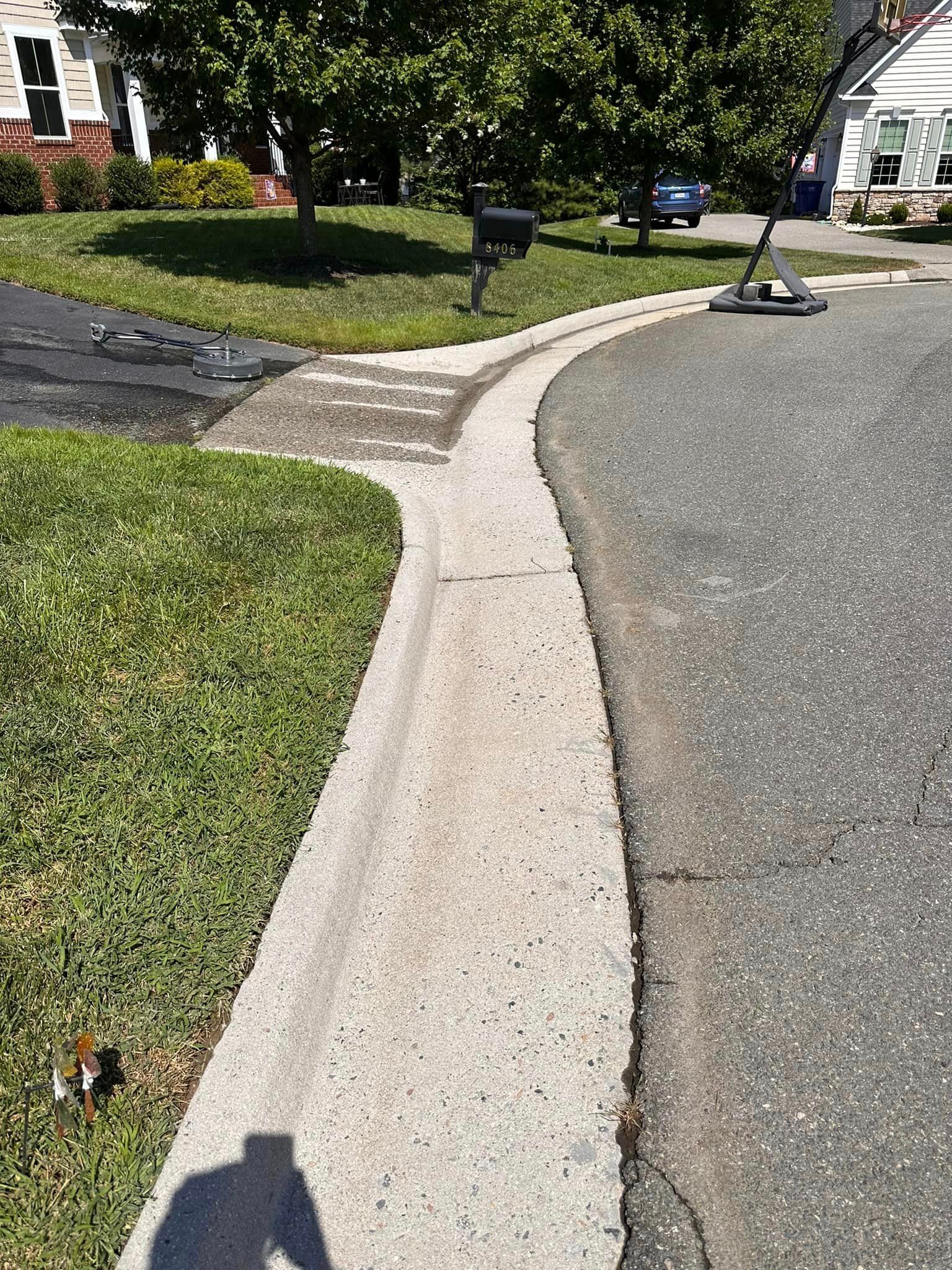 Driveway and Sidewalk Cleaning for LeafTide Solutions in Richmond, VA