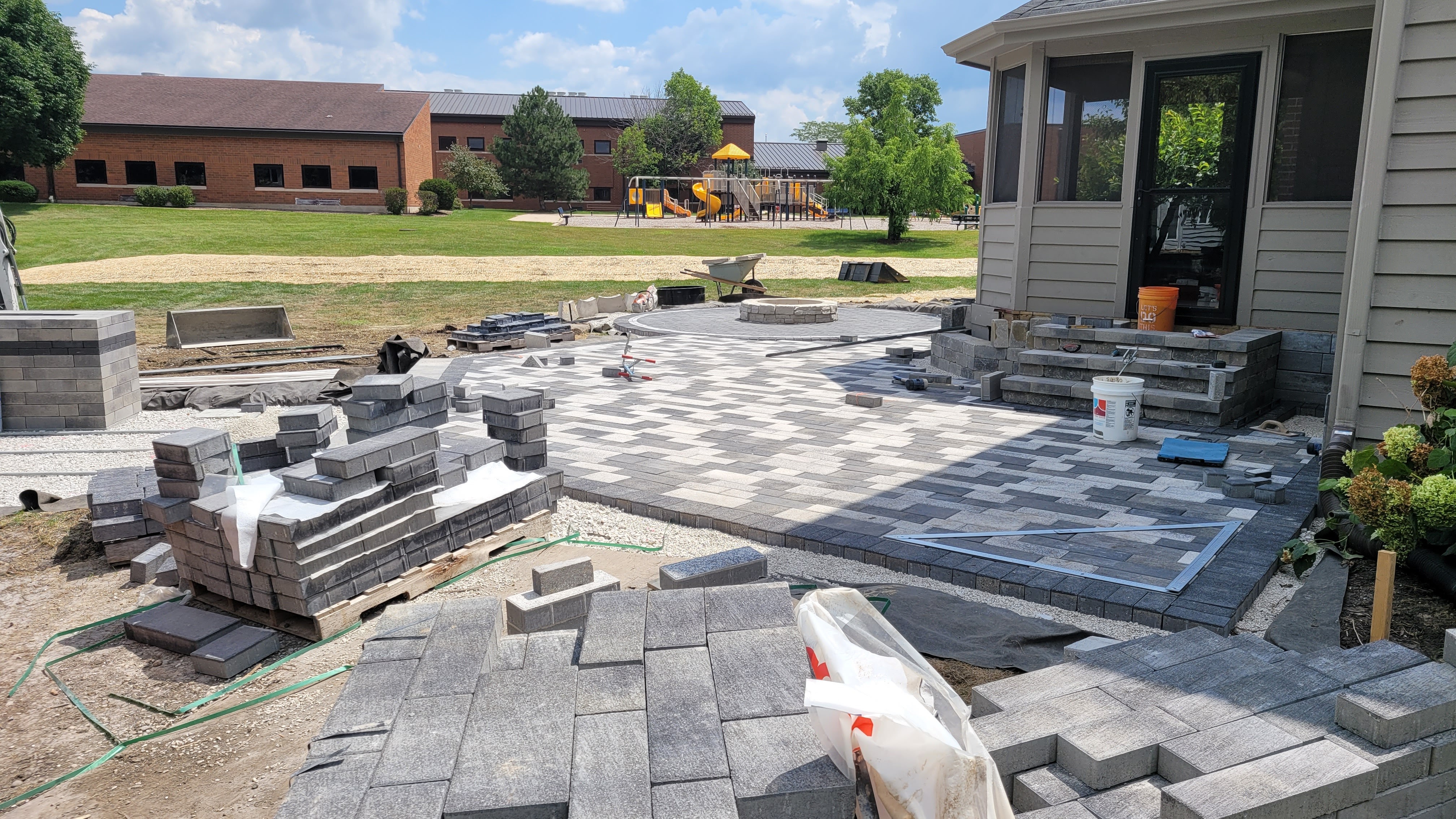 Patio Design & Construction for Daybreaker Landscapes in McHenry County, Illinois