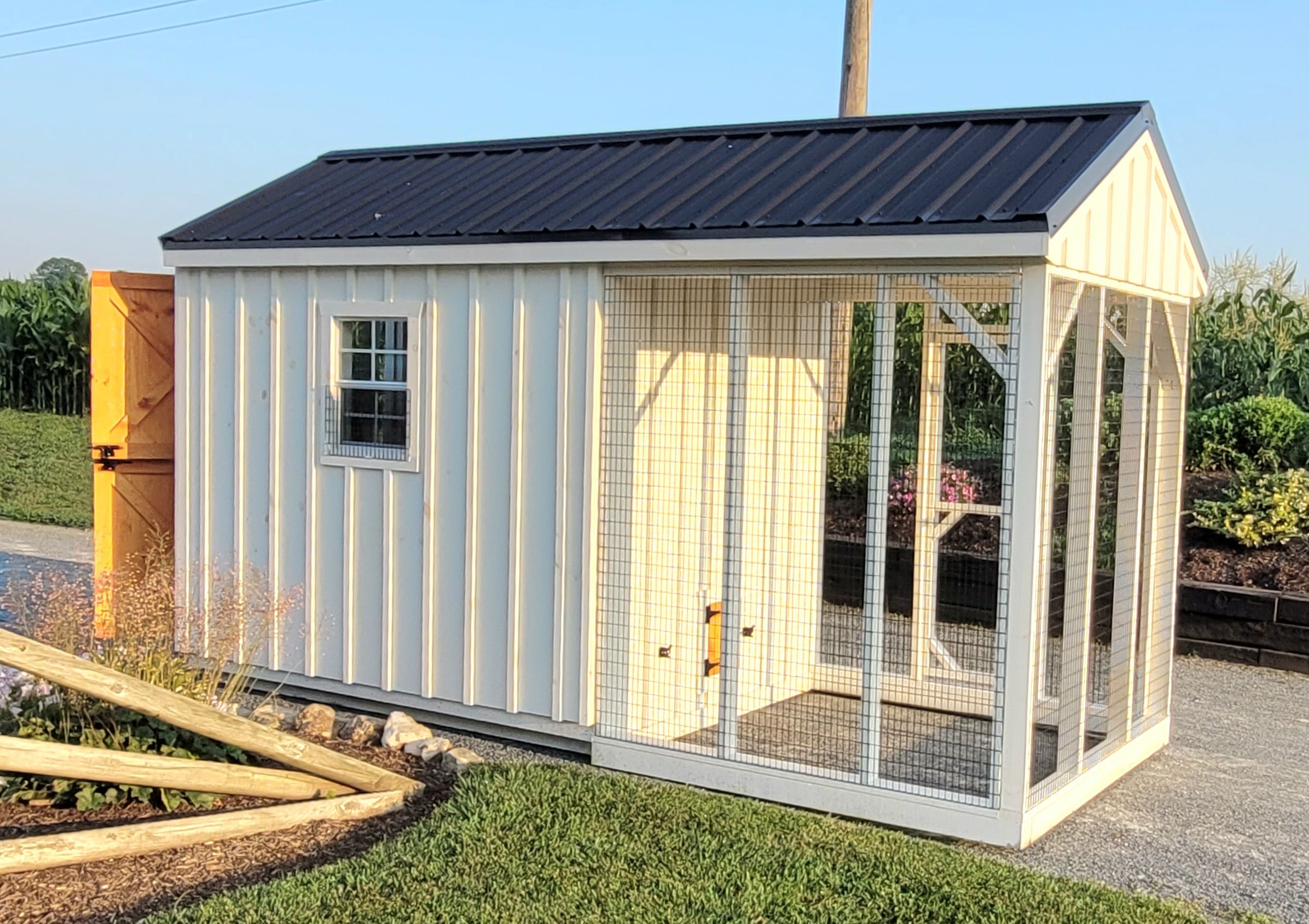 Garden Walk-In Coops for Pond View Mini Structures in  Strasburg, PA