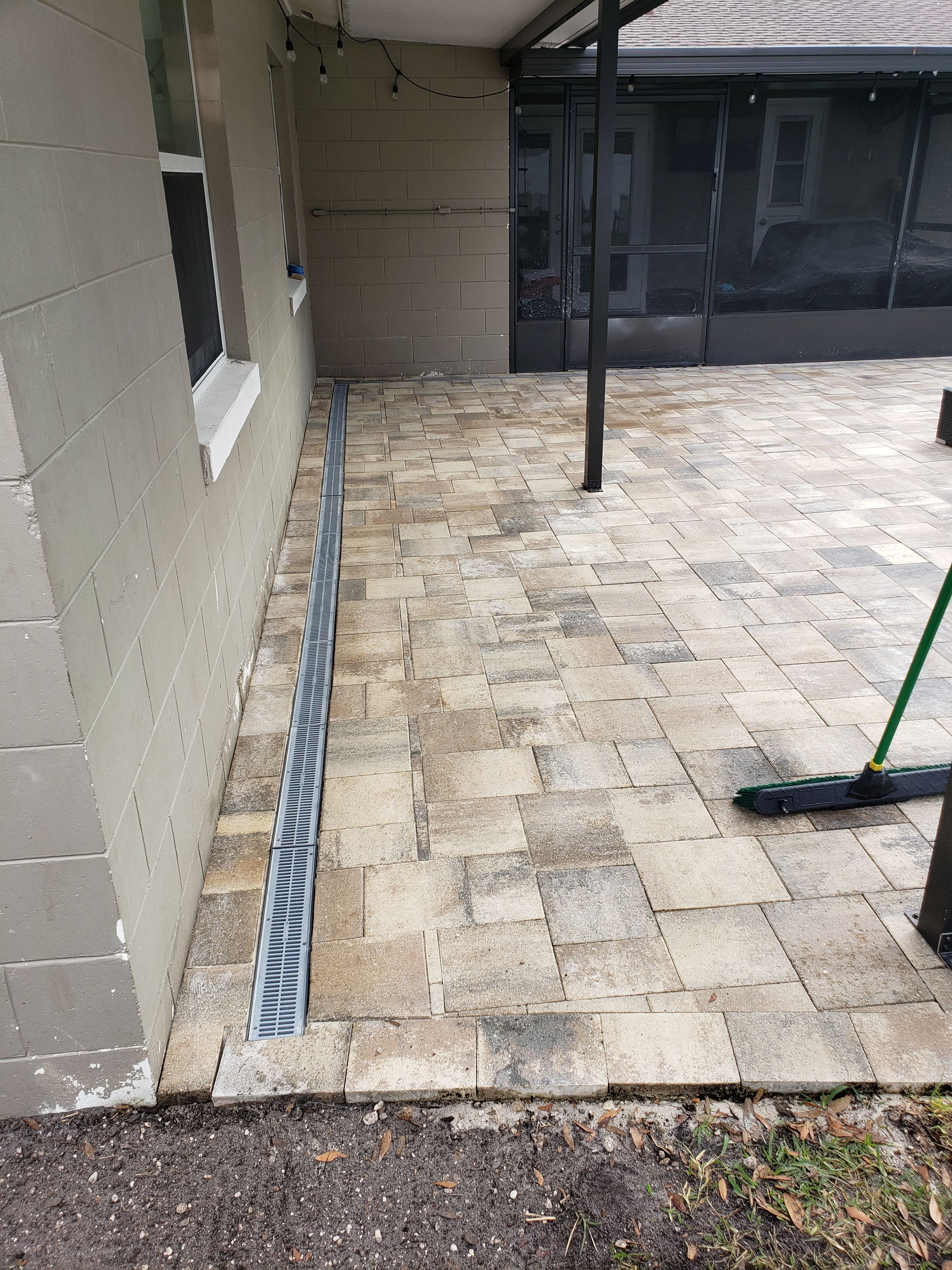 Channel Drains for Sam's French Drains and Landscape in Orlando, Florida