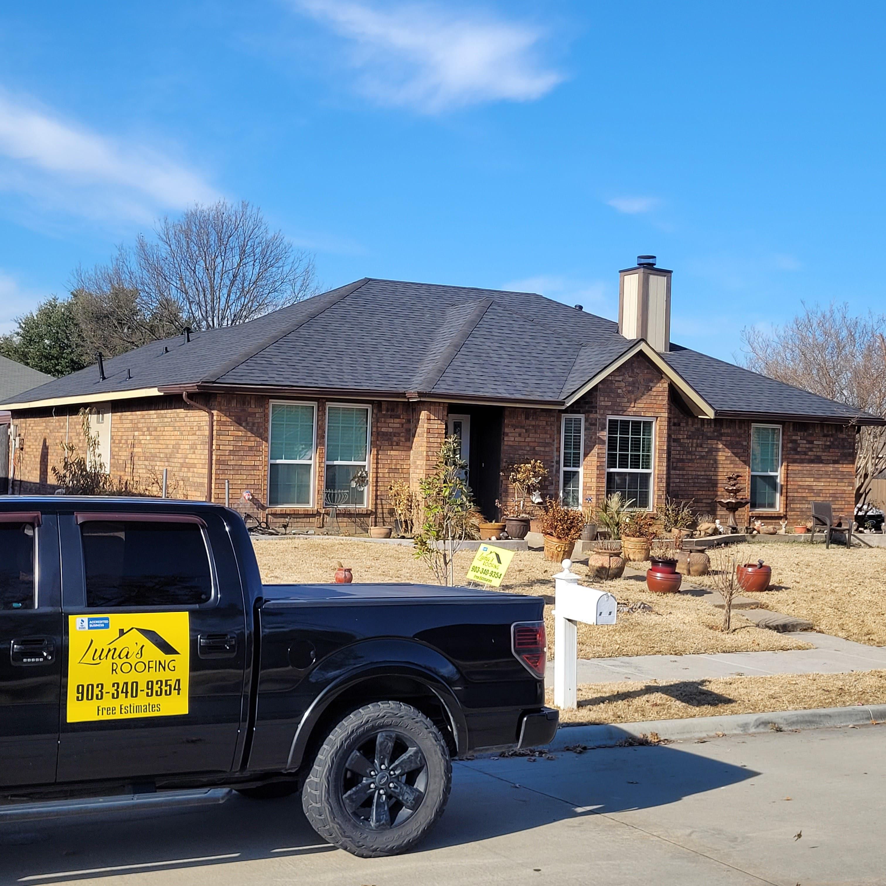 Roofing Installation for Luna's Roofing LLC in Longview, Texas