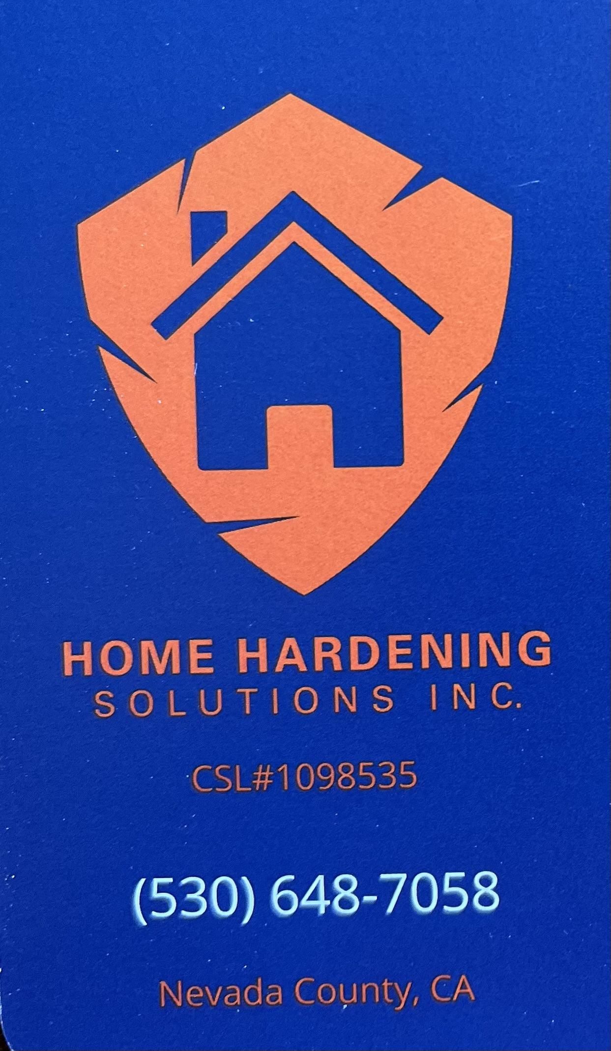 Defensible Space for Home Hardening Solutions Inc. in Grass Valley, CA