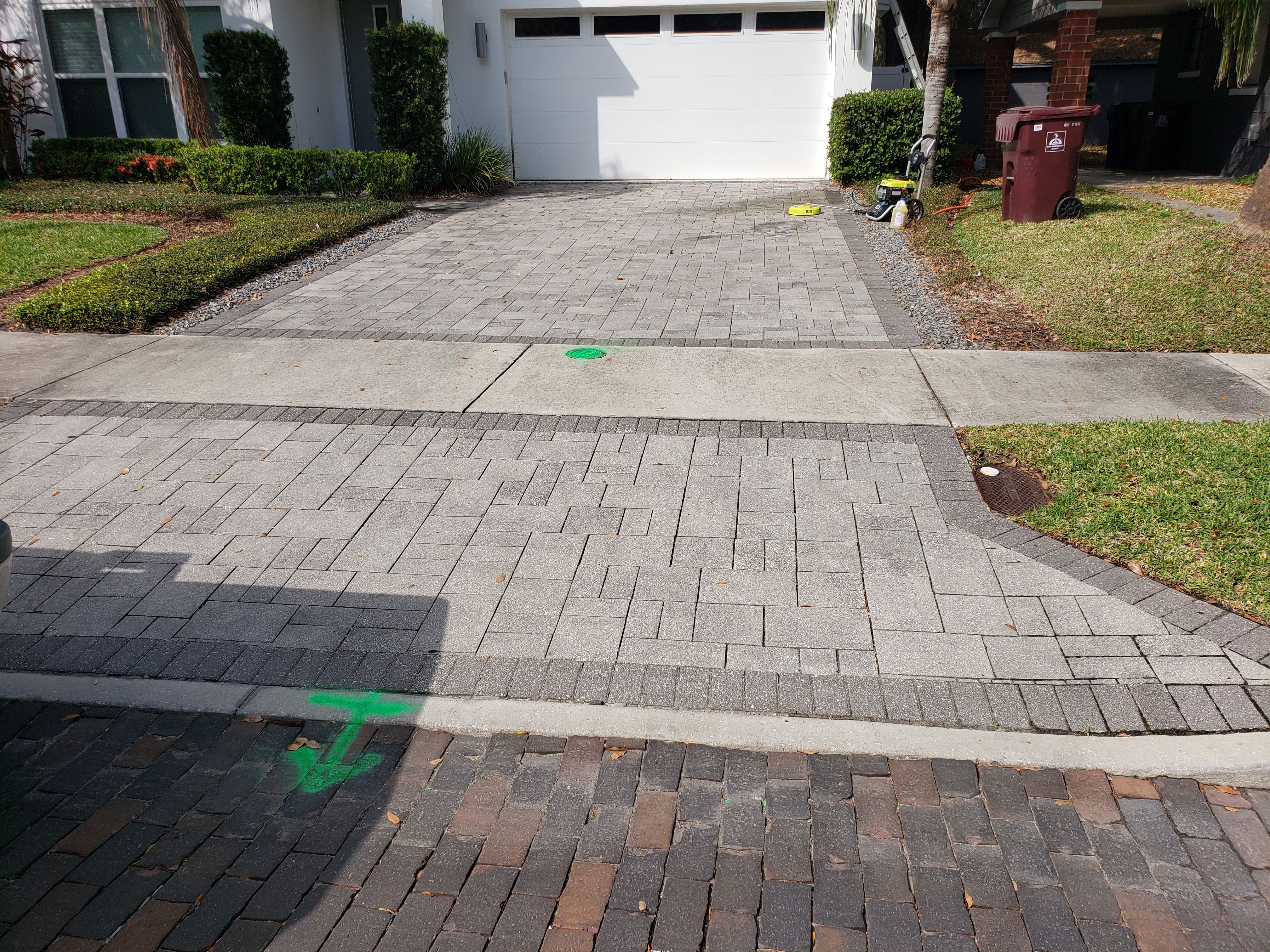 Pressure Washing for Sam's French Drains and Landscape in Orlando, Florida