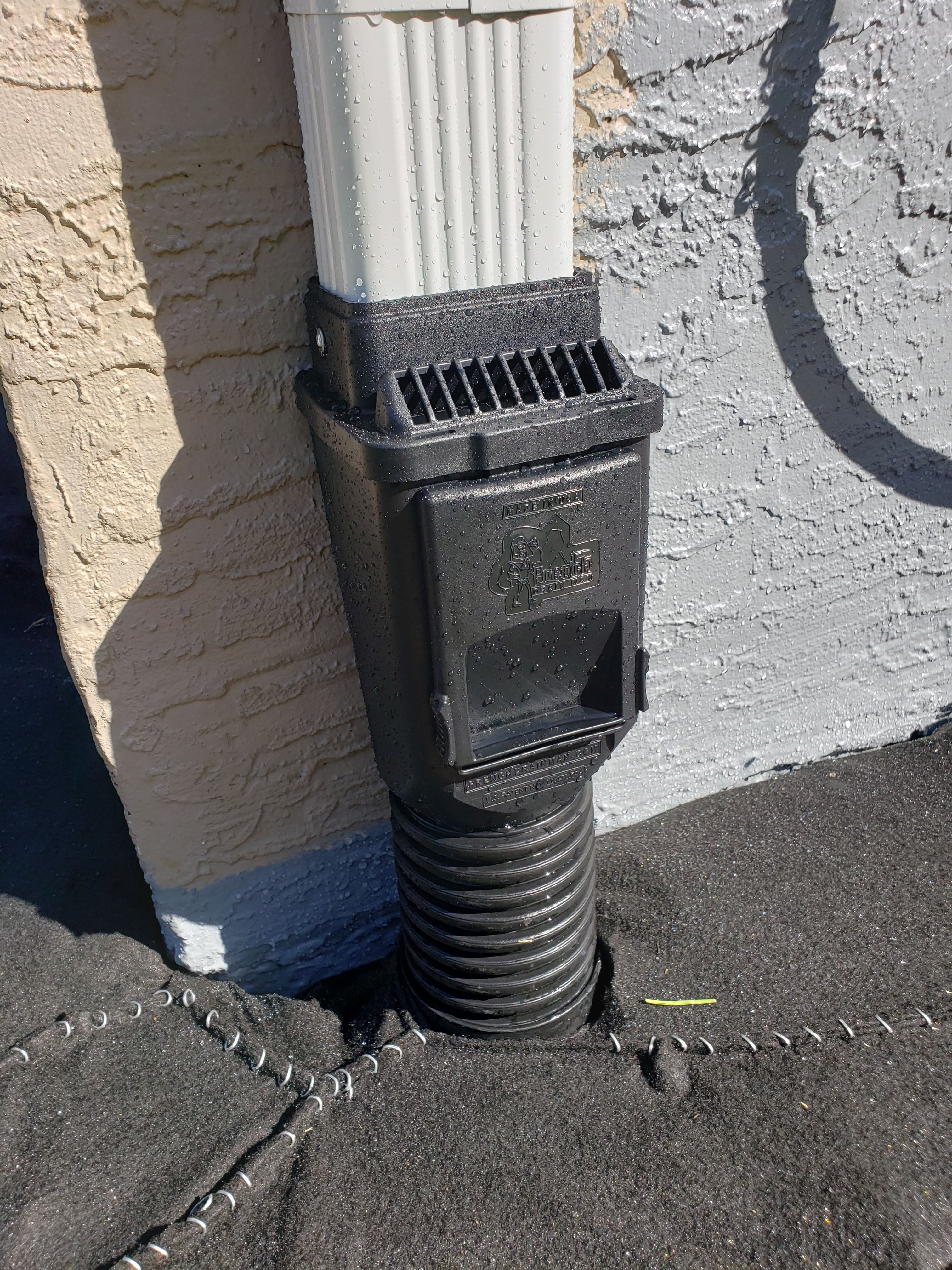 Downspout Drains for Sam's French Drains and Landscape in Orlando, Florida