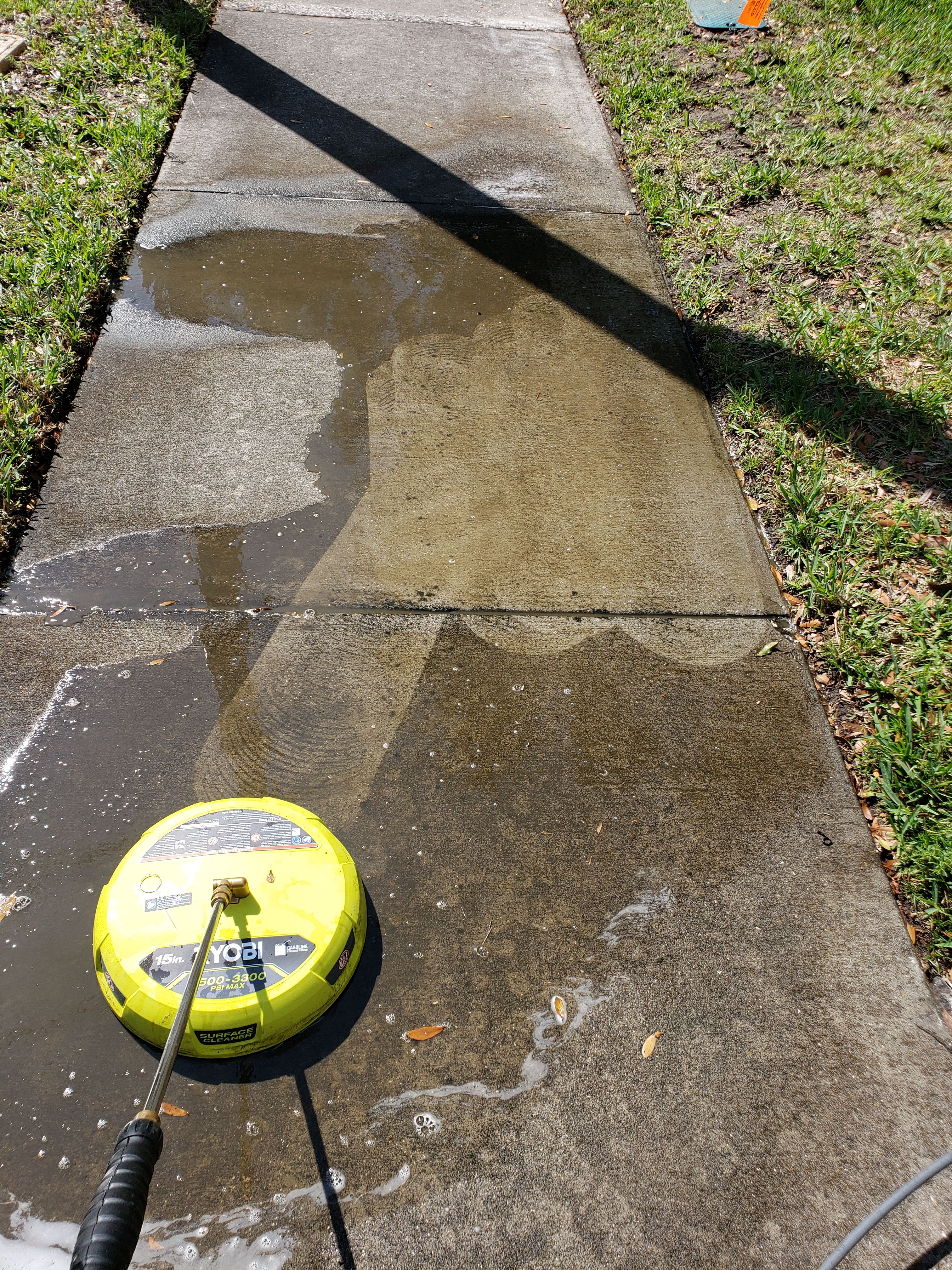 Pressure Washing for Sam's French Drains and Landscape in Orlando, Florida