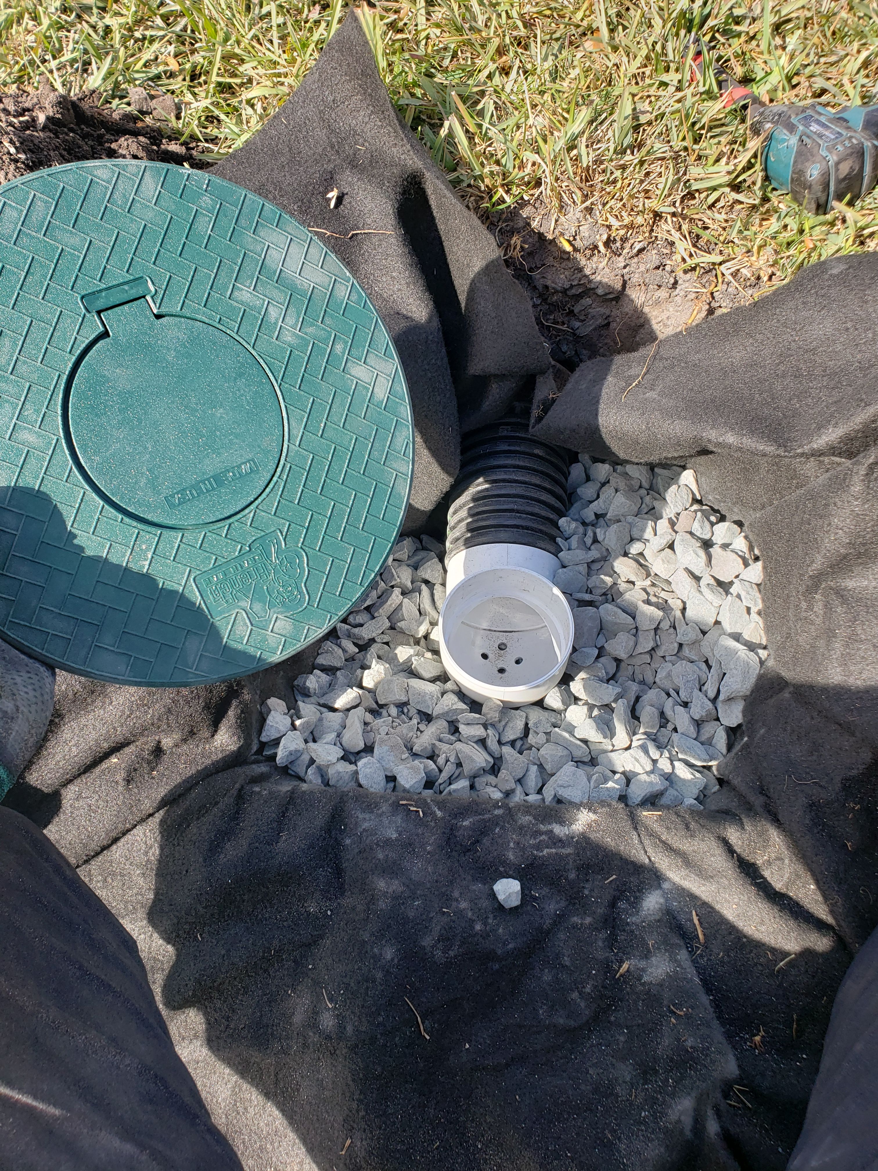 Downspout Drains for Sam's French Drains and Landscape in Orlando, Florida