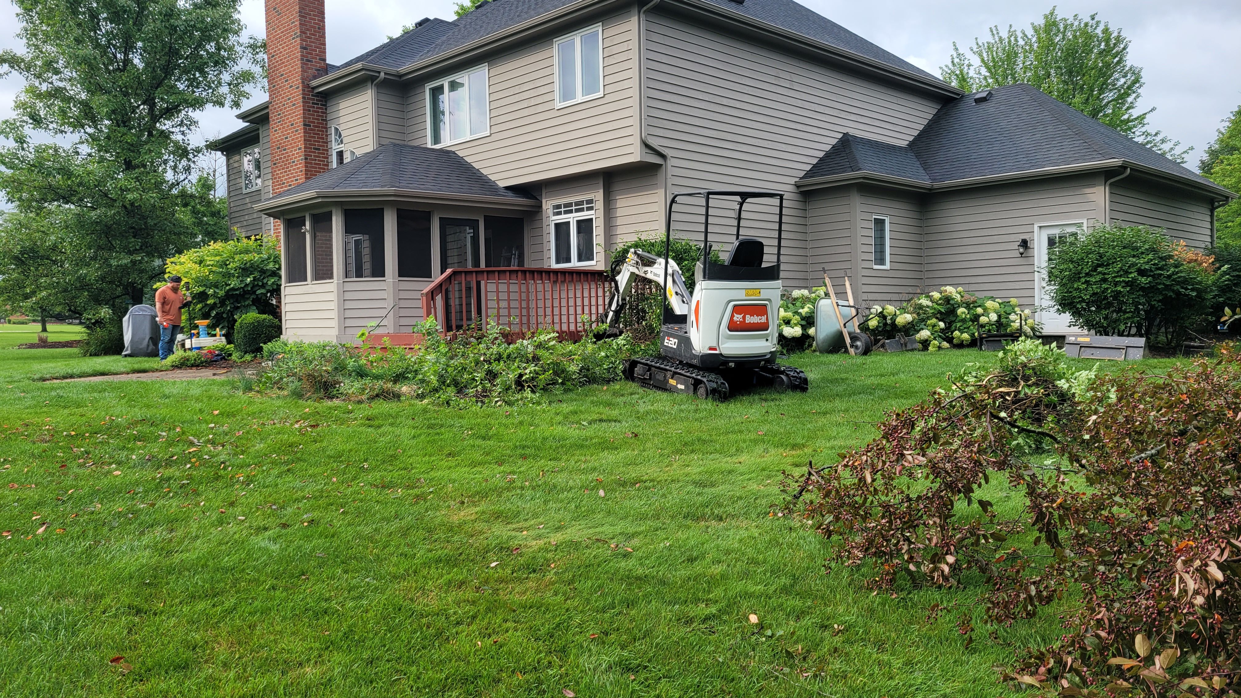 Before and After for Daybreaker Landscapes in McHenry County, Illinois