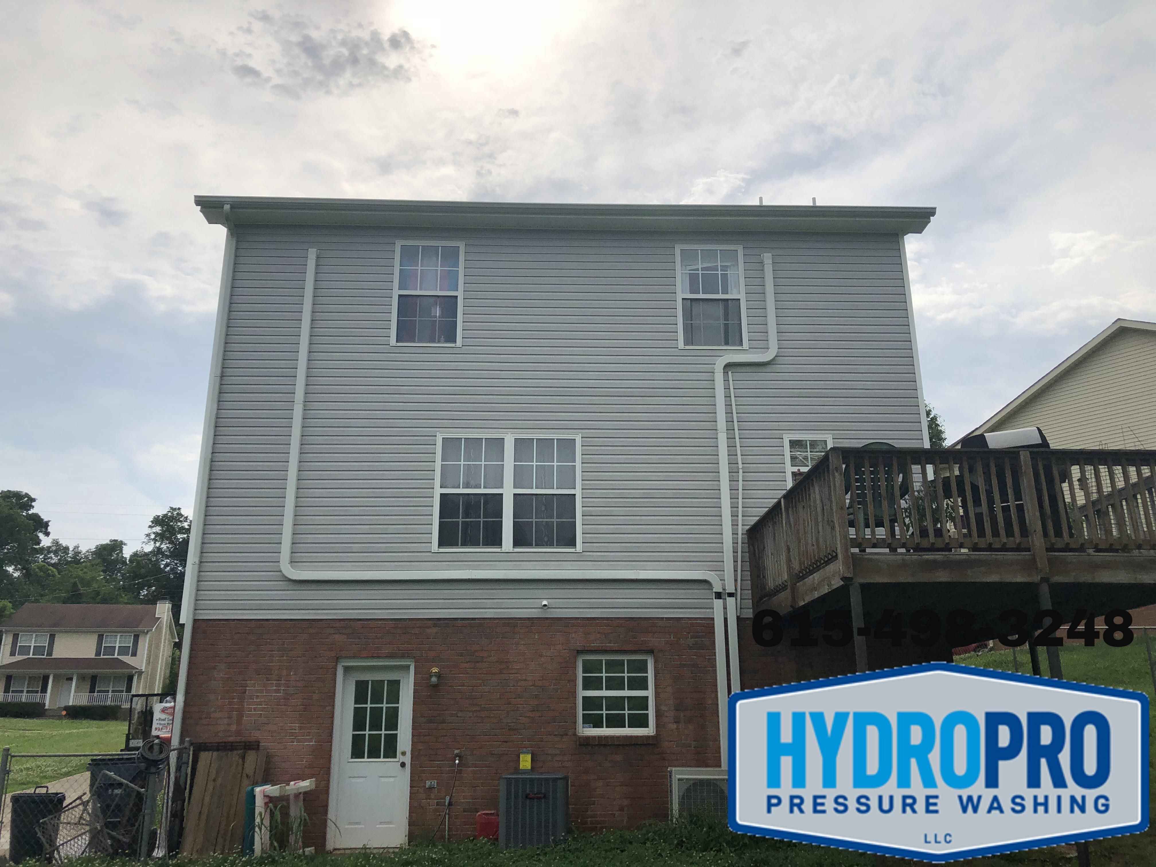 House and Roof Softwash for Oakland Power Washing in Clarksville, TN