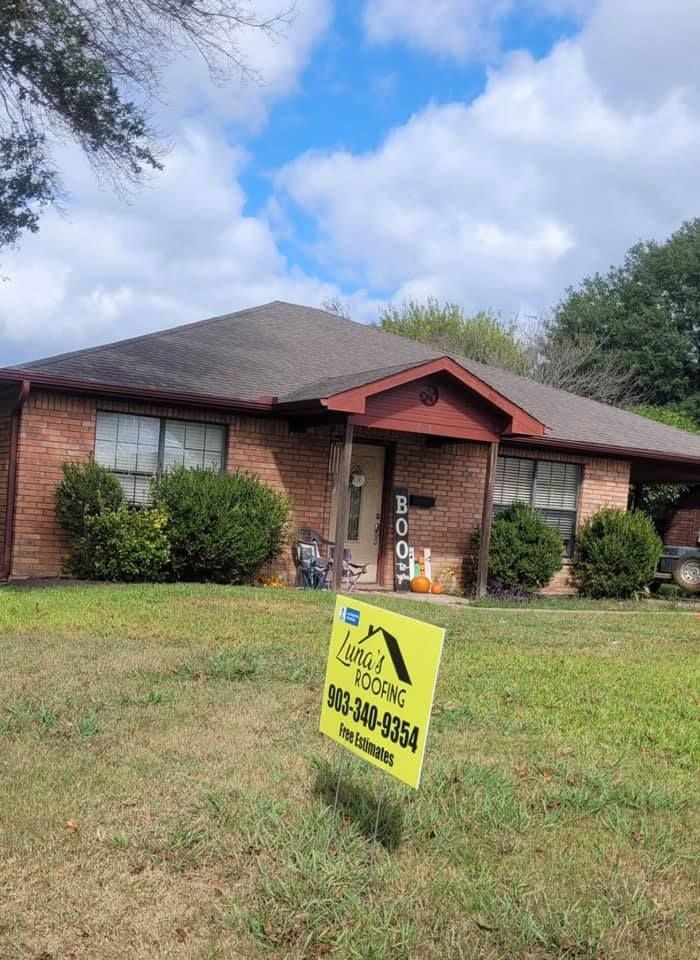 Roofing Installation for Luna's Roofing LLC in Longview, Texas