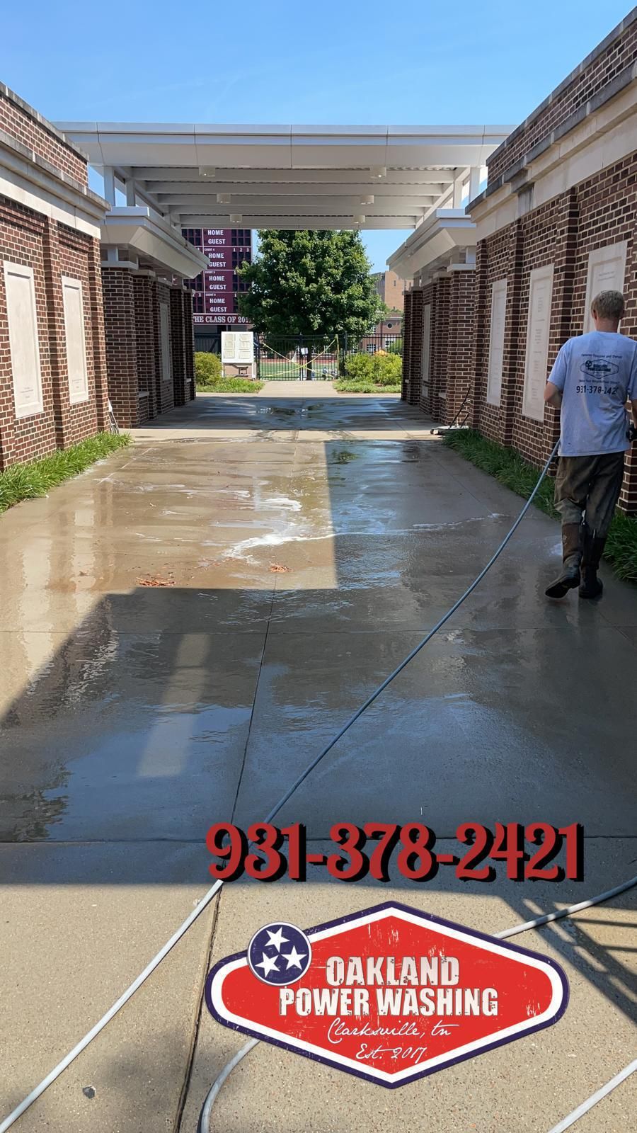 House and Roof Softwash for Oakland Power Washing in Clarksville, TN