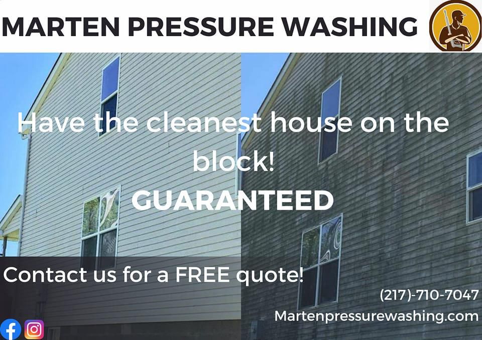 House Washing for Marten Pressure Washing in Litchfield, IL